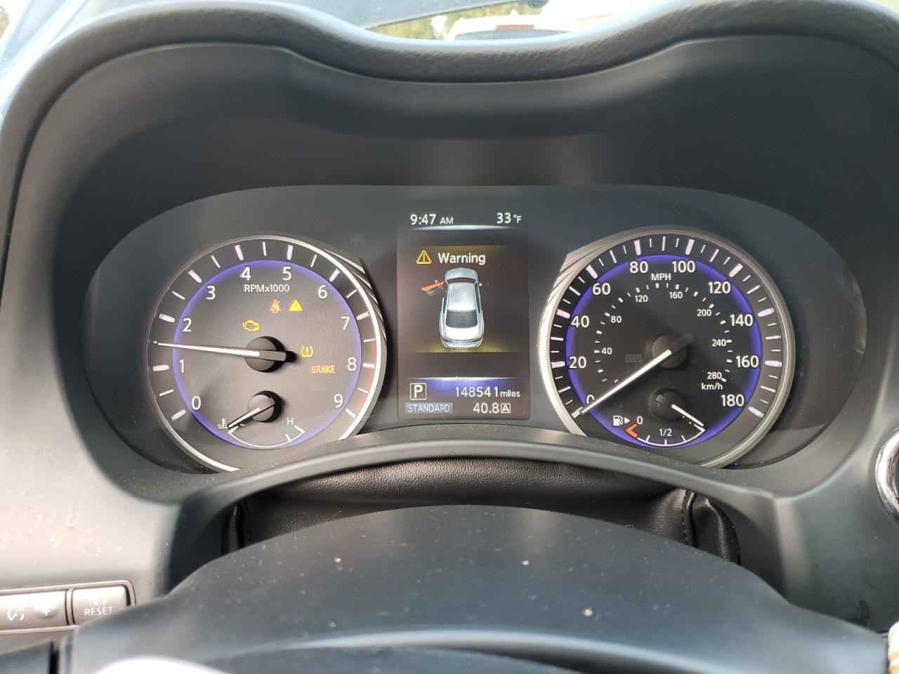 2015 Infiniti Q50 VIN JN1BV7AP7FM331757 Copart auction photo, rear end damage thumbnail 9