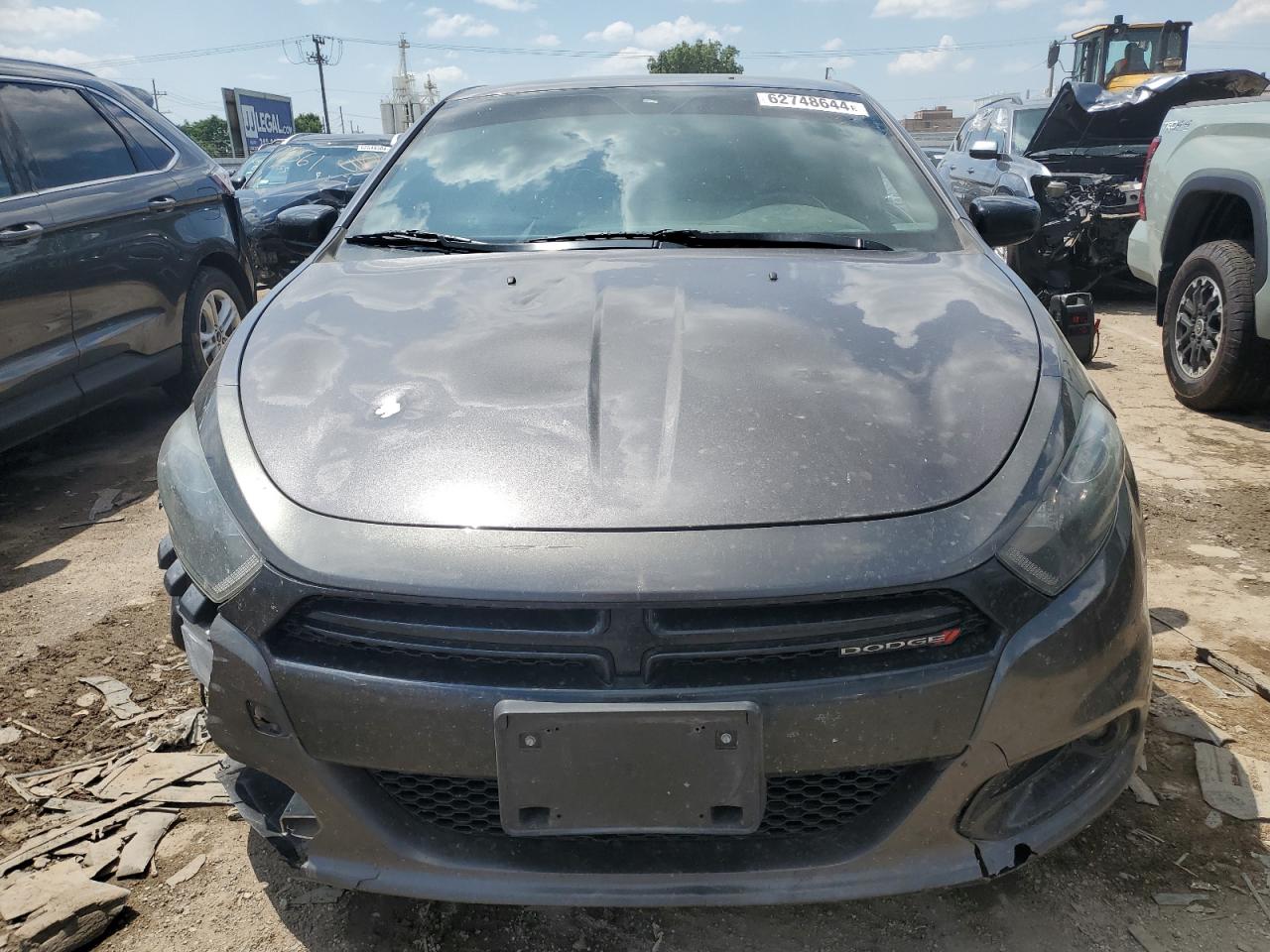 2015 Dodge Dart VIN 1C3CDFBB8FD345608 Copart auction photo, front end damage thumbnail 5