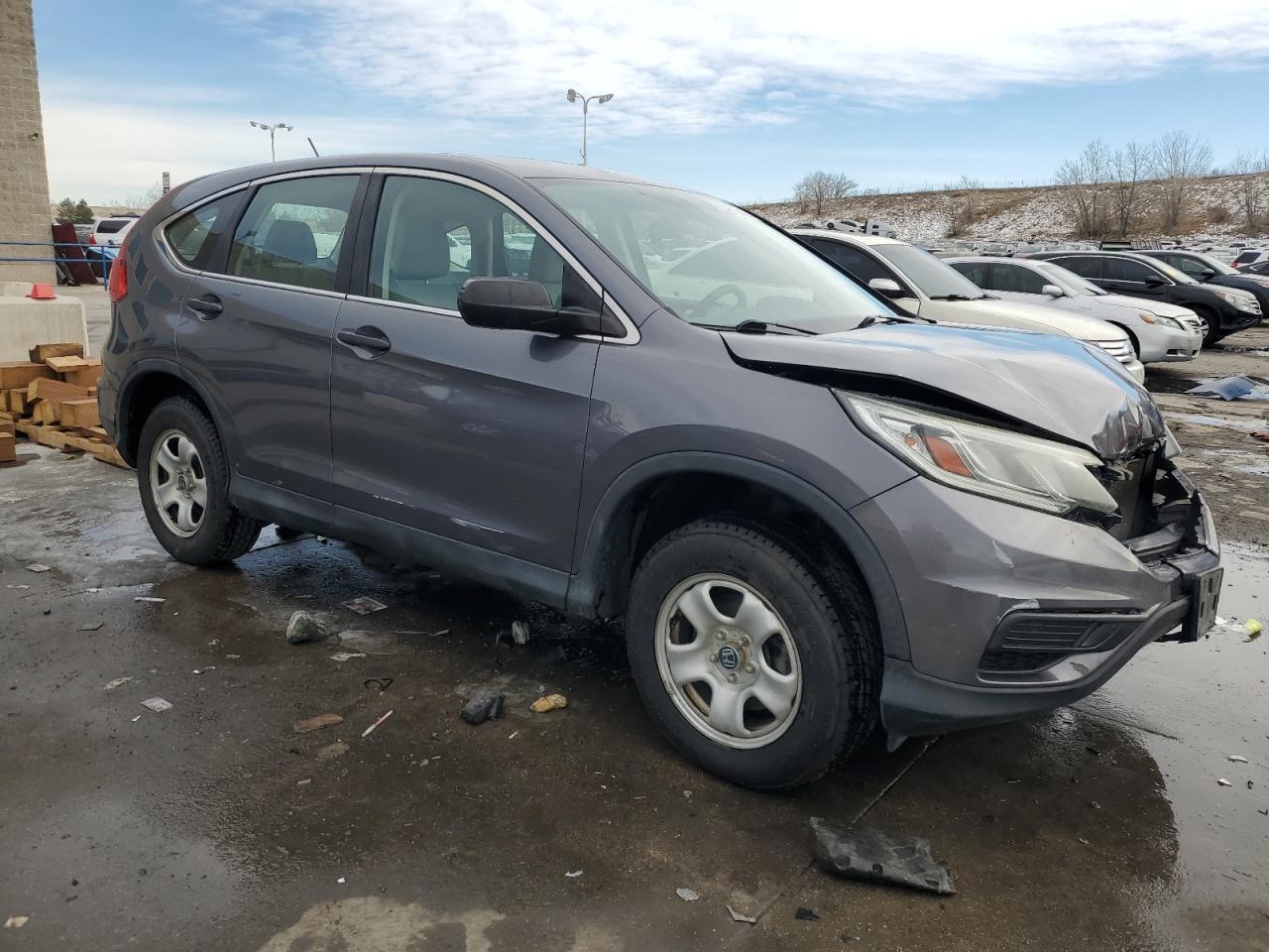2016 Honda CR-V VIN 2HKRM4H33GH695959 Copart auction photo, front end / rear end damage thumbnail 4