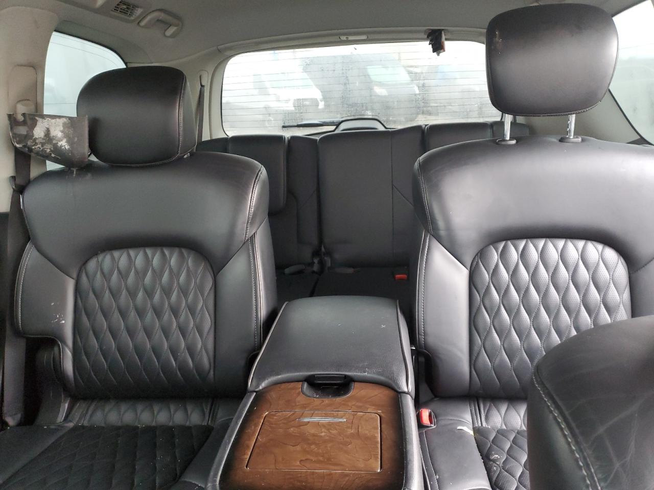 2018 Infiniti QX80 VIN JN8AZ2NEXJ9192605 Copart auction photo, side / front end damage thumbnail 10
