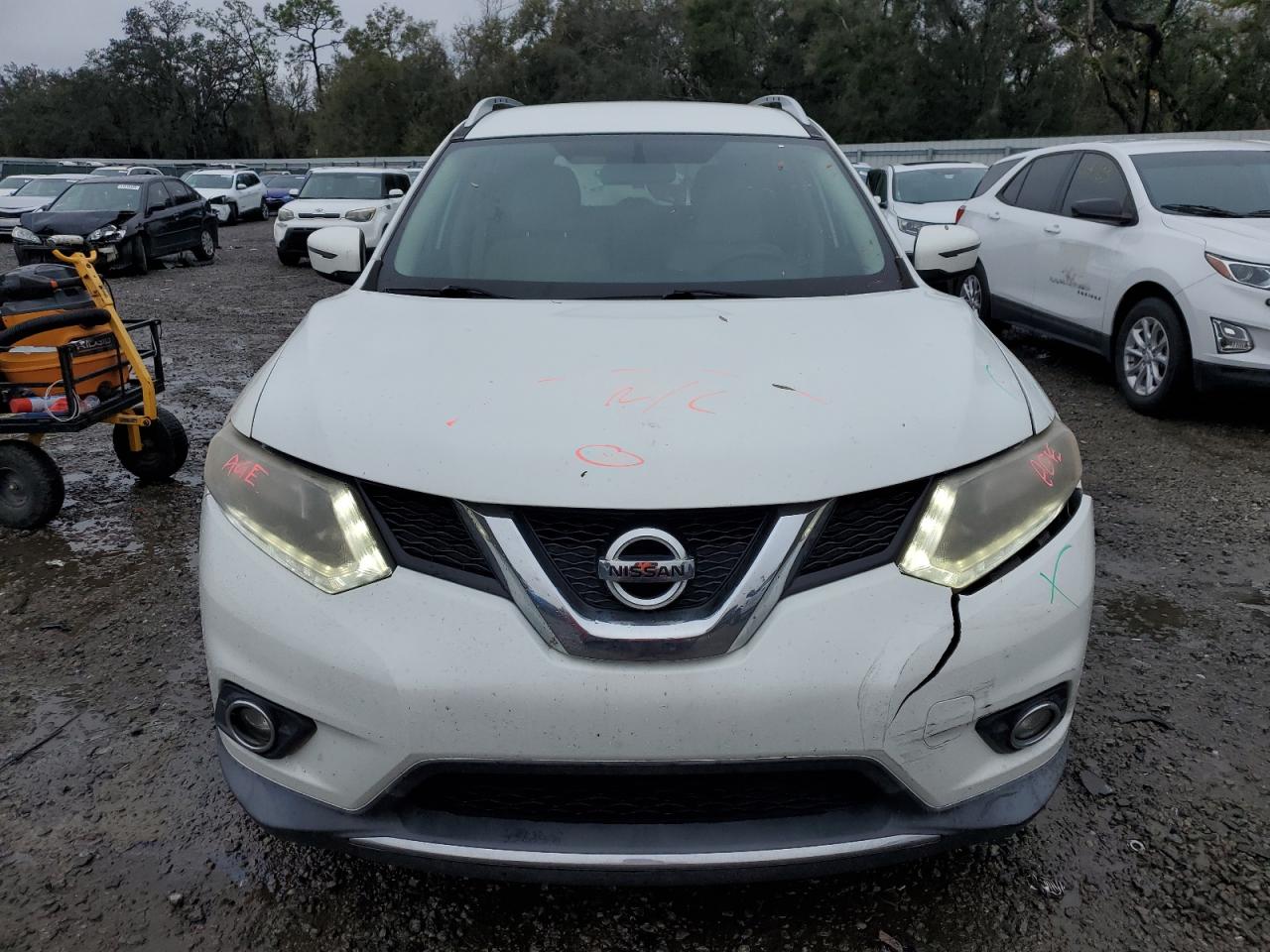 2016 Nissan Rogue VIN KNMAT2MT9GP665279 Copart auction photo, front end / rear end damage thumbnail 5