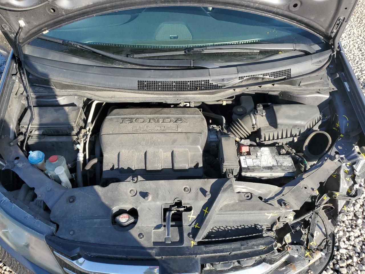 2015 Honda Odyssey VIN 5FNRL5H60FB055028 Copart auction photo, front end damage thumbnail 14