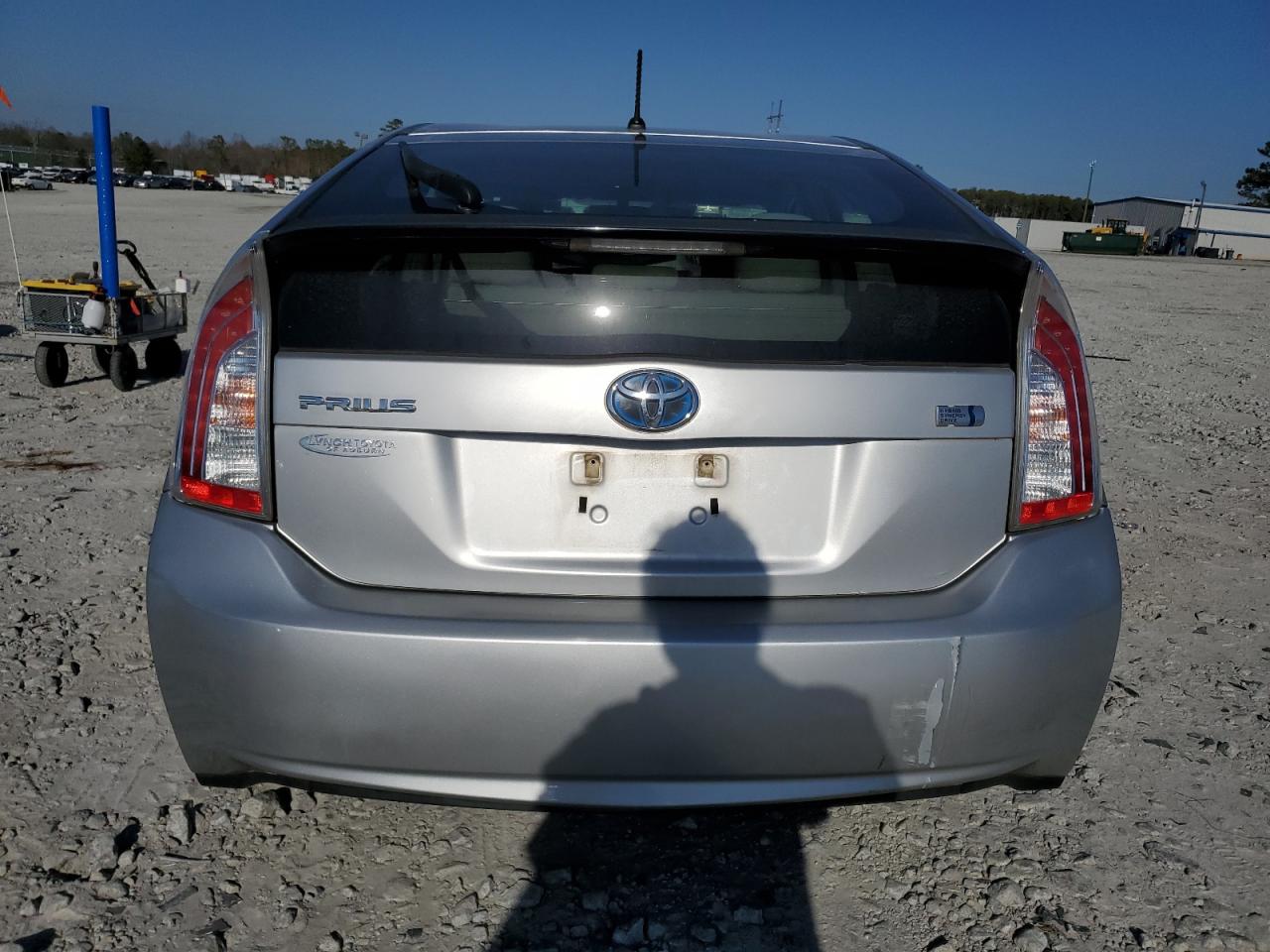 2012 Toyota Prius VIN JTDKN3DU1C5459716 Copart auction photo, side / front end damage thumbnail 6