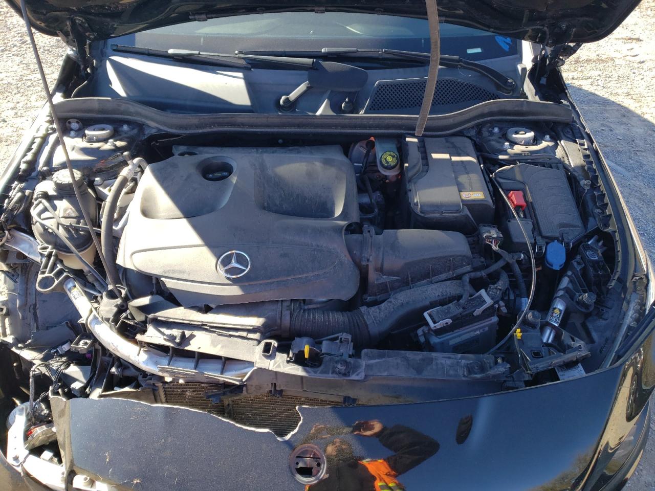 2015 Mercedes-Benz CLA-klasse VIN WDDSJ4EB9FN186291 Copart auction photo, front end damage thumbnail 11