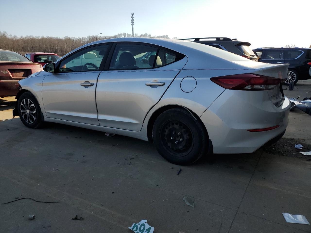 2018 Hyundai Elantra VIN 5NPD74LF1JH263073 Copart auction photo, front end damage thumbnail 2