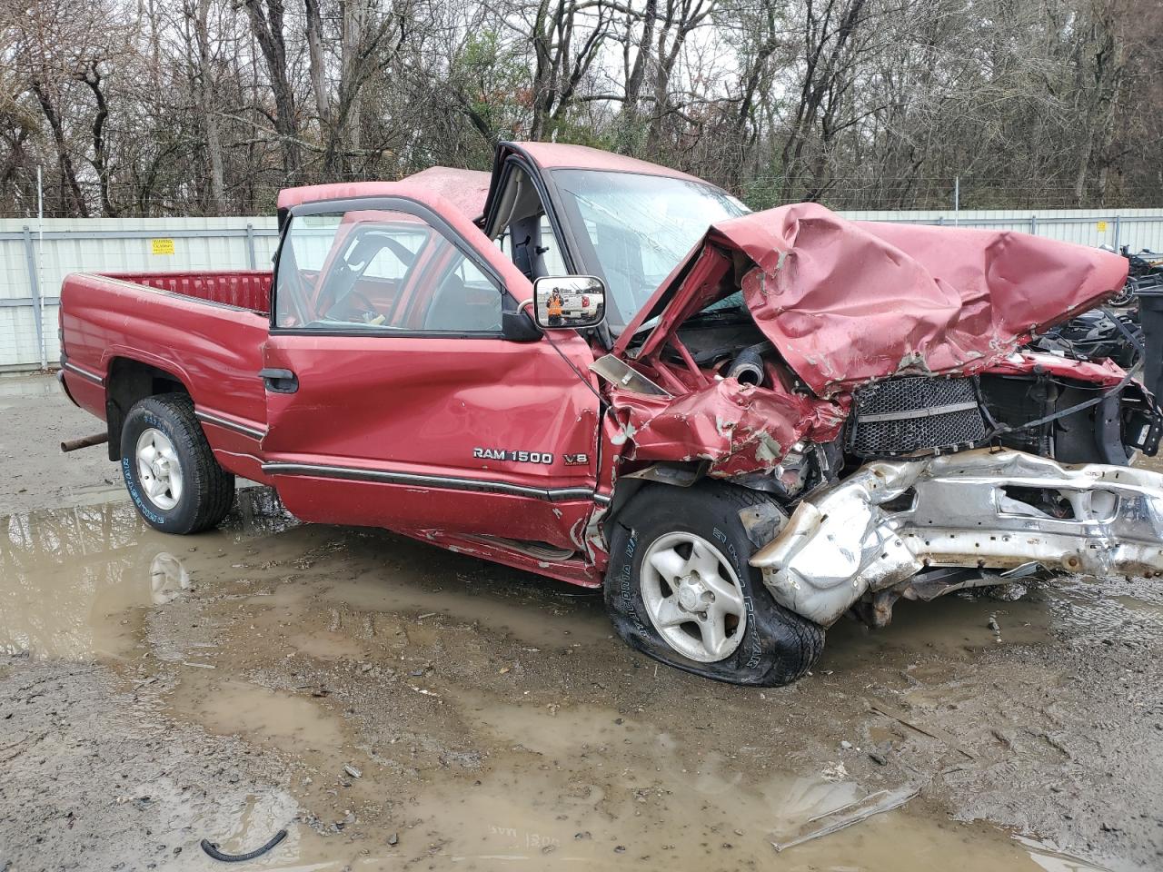 1997 Dodge RAM VIN 3B7HC13Y0VG781073 Copart auction photo, all over damage thumbnail 4