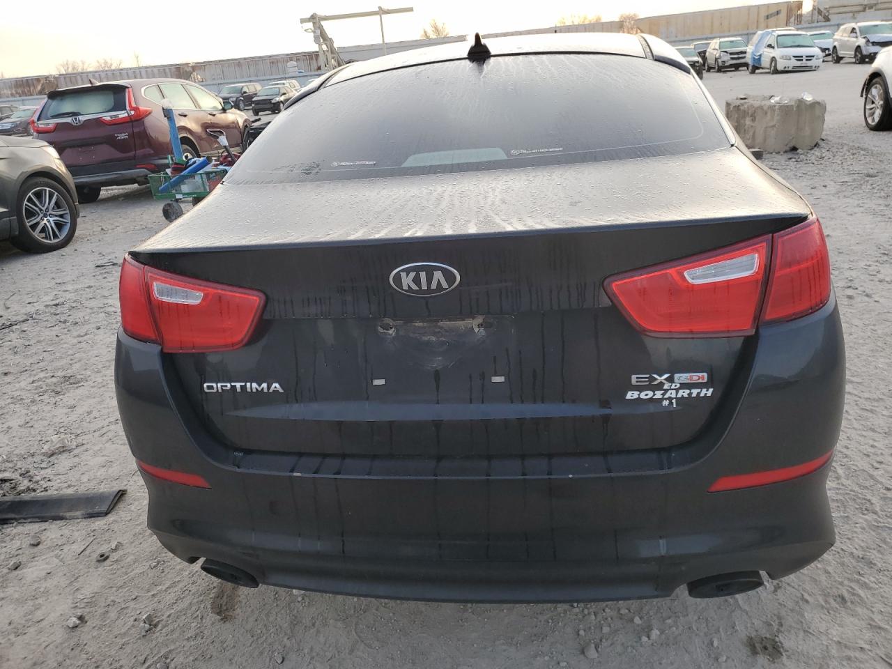 2015 KIA Optima VIN 5XXGN4A7XFG425395 Copart auction photo, front end damage thumbnail 6