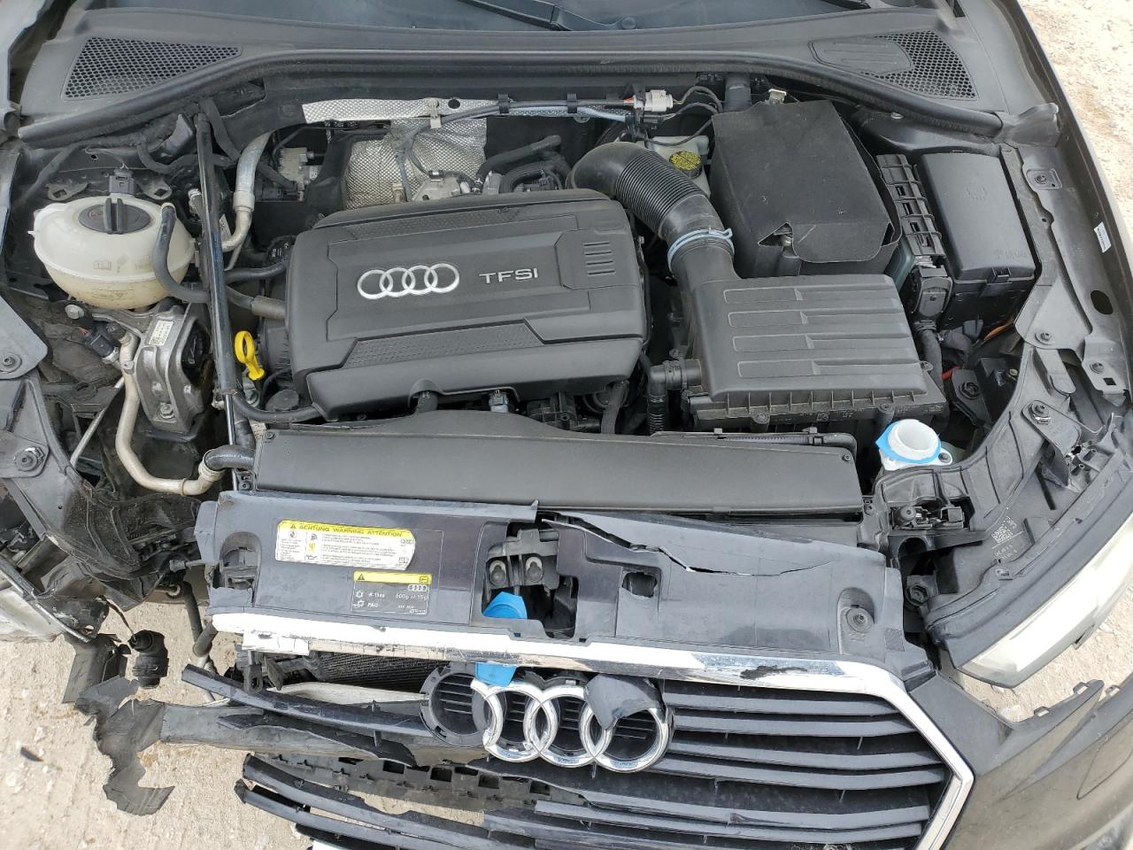 2017 Audi A3 VIN WAUB8GFF5H1035349 Copart auction photo, front end / minor dent/scratches damage thumbnail 13
