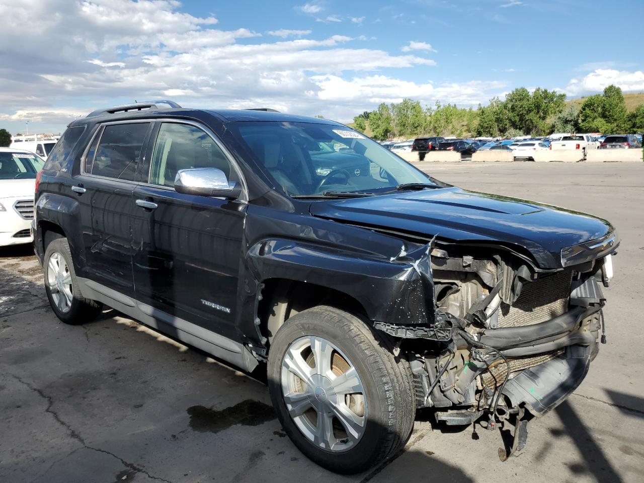 2017 GMC Terrain VIN 2GKFLUEK0H6116521 Copart auction photo, front end / hail damage thumbnail 4