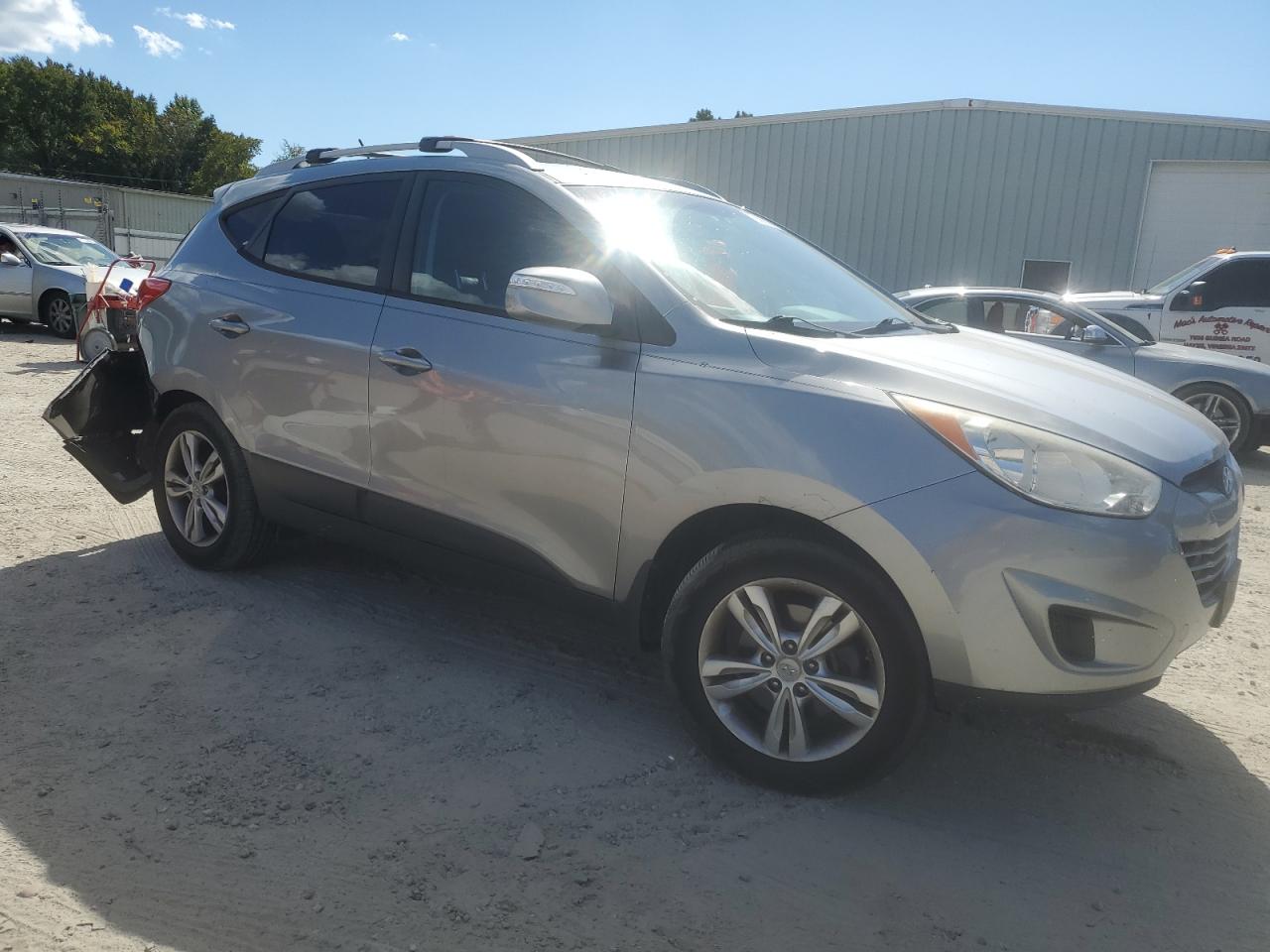 2012 Hyundai Tucson VIN KM8JU3AC3CU437213 Copart auction photo, rear end damage thumbnail 4