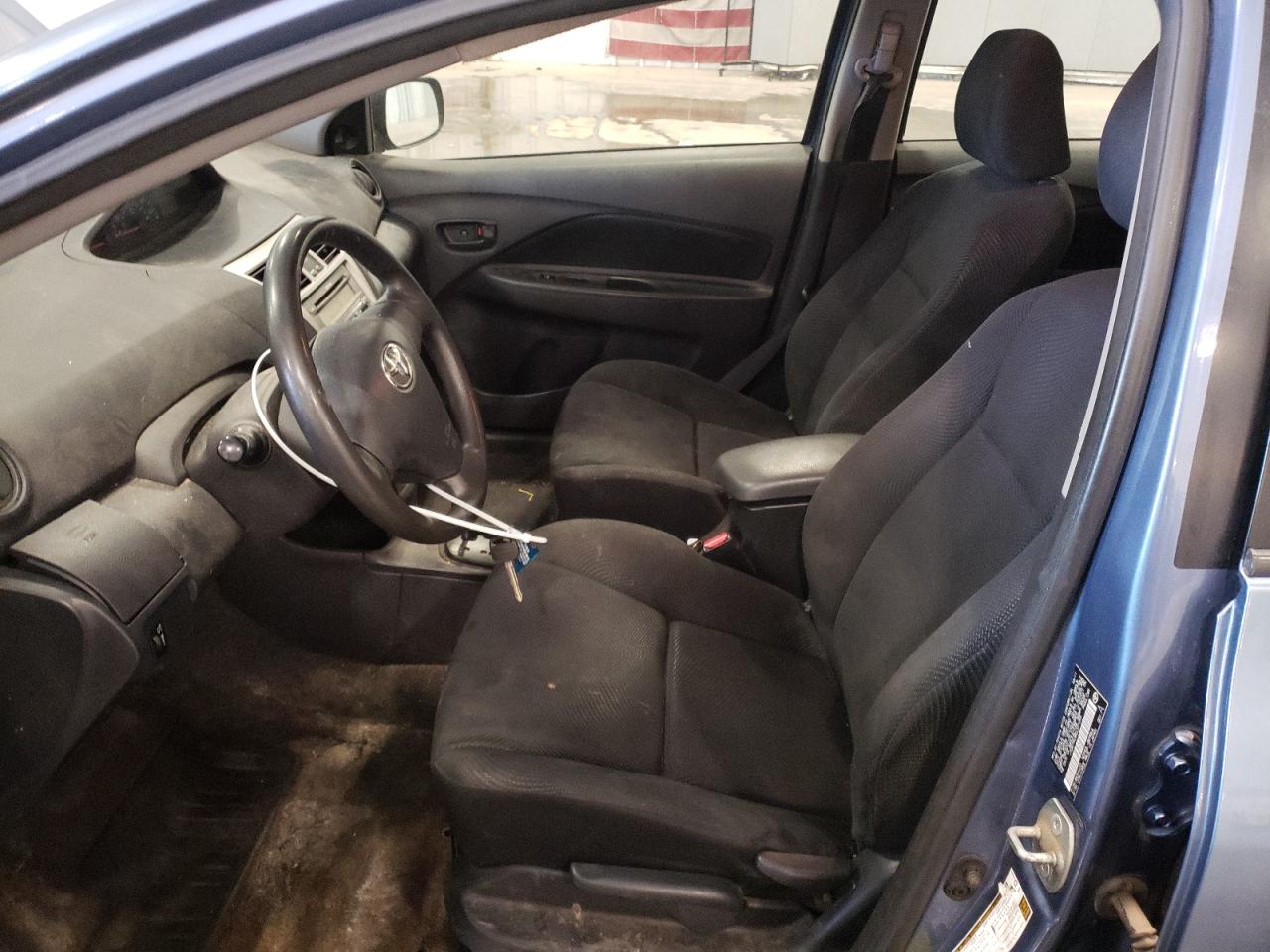 2012 Toyota Yaris VIN JTDBT4K38CL019655 Copart auction photo, front end / side damage thumbnail 7