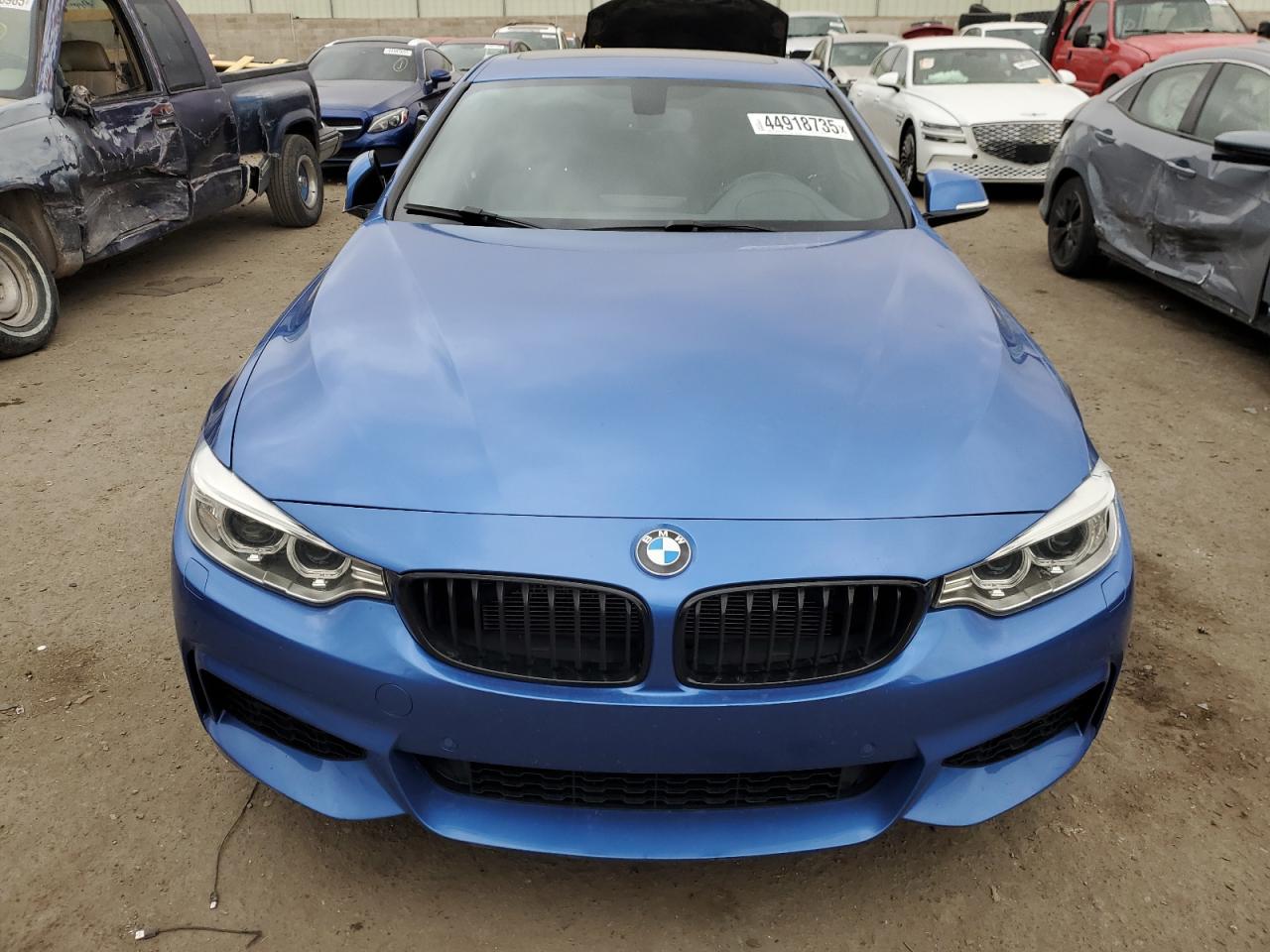 2014 BMW 4er VIN WBA3N5C59EF717159 Copart auction photo, side damage thumbnail 5