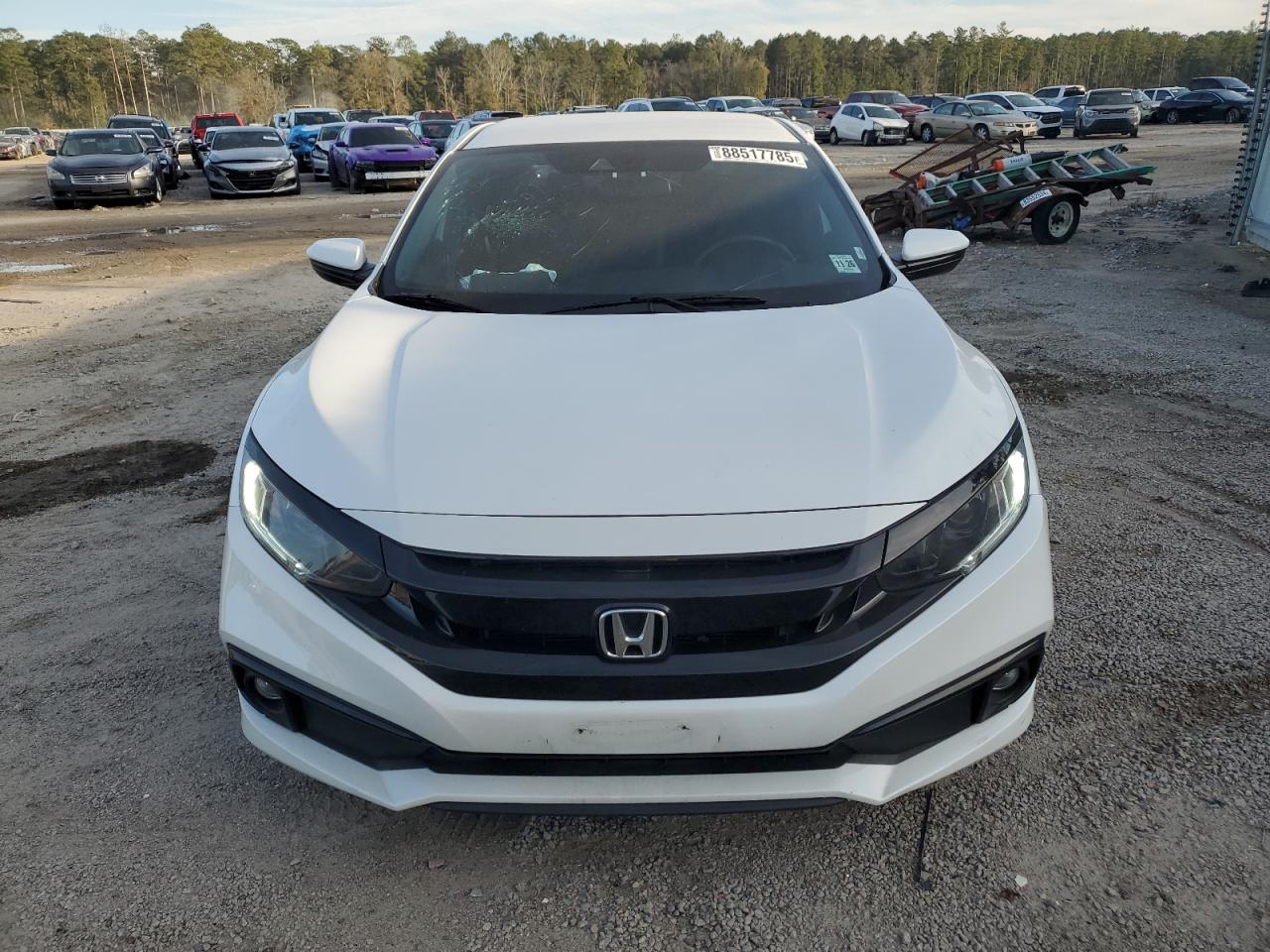 2021 Honda Civic VIN 2HGFC2F85MH531949 Copart auction photo, front end damage thumbnail 5