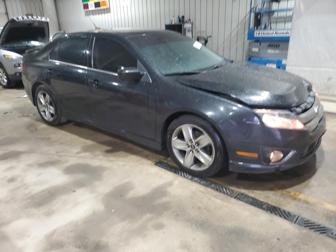 2012 Ford Fusion VIN 3FAHP0KC9CR308770 Copart auction photo, front end / side damage thumbnail 4