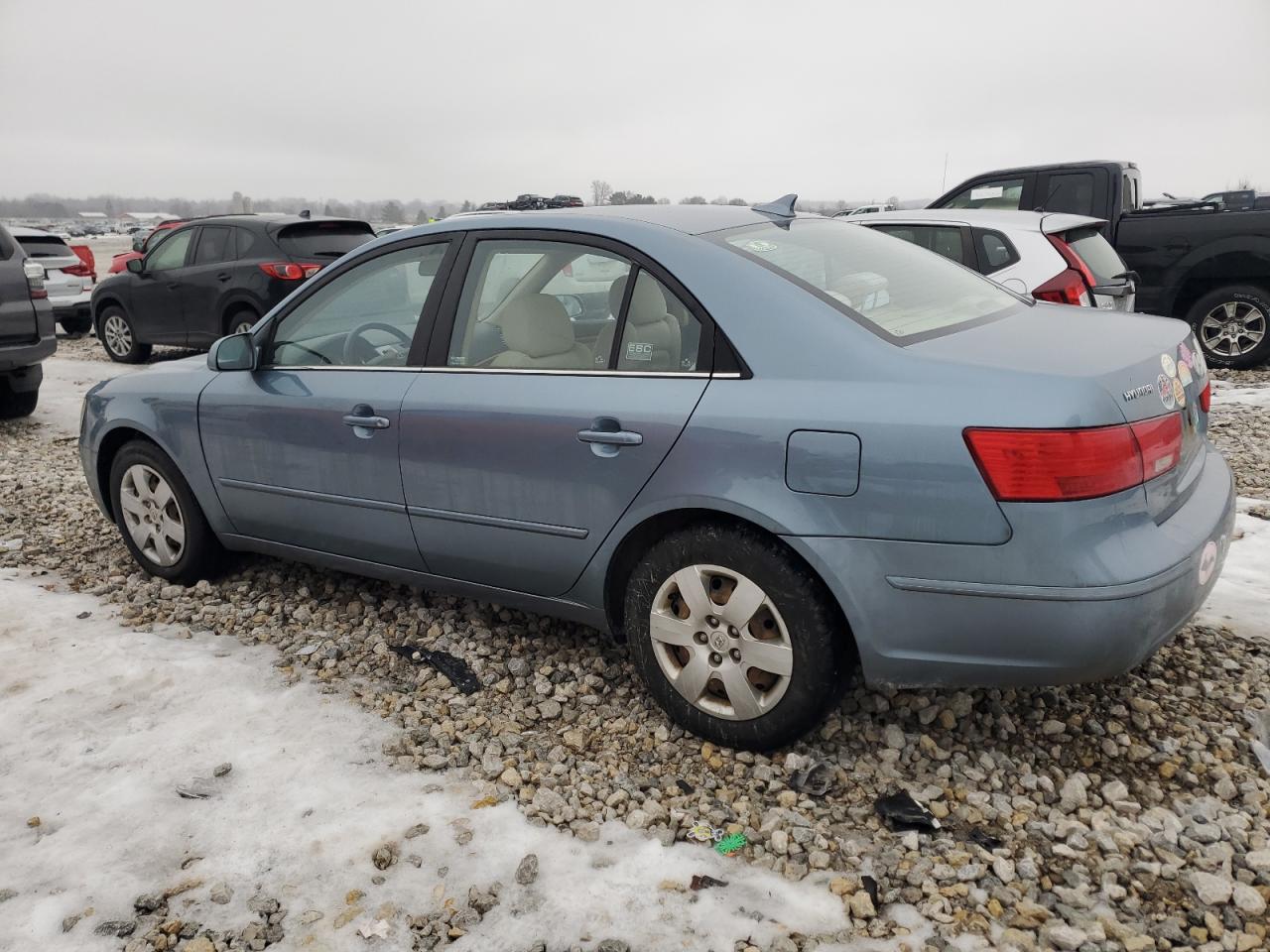 2009 Hyundai Sonata VIN 5NPET46C19H422252 Copart auction photo, front end damage thumbnail 2
