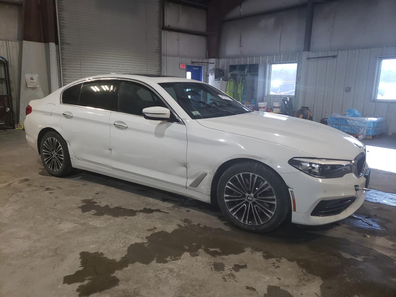 2017 BMW 5er VIN WBAJA7C37HG906548 Copart auction photo, side damage thumbnail 4