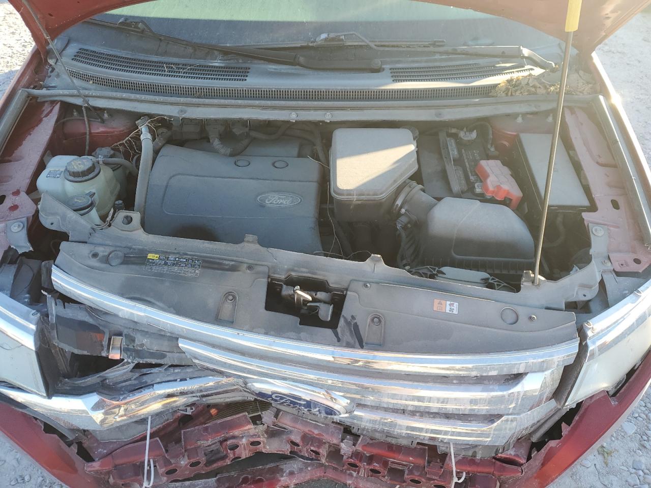 2014 Ford Edge VIN 2FMDK3JC0EBB73881 Copart auction photo, front end / side damage thumbnail 12