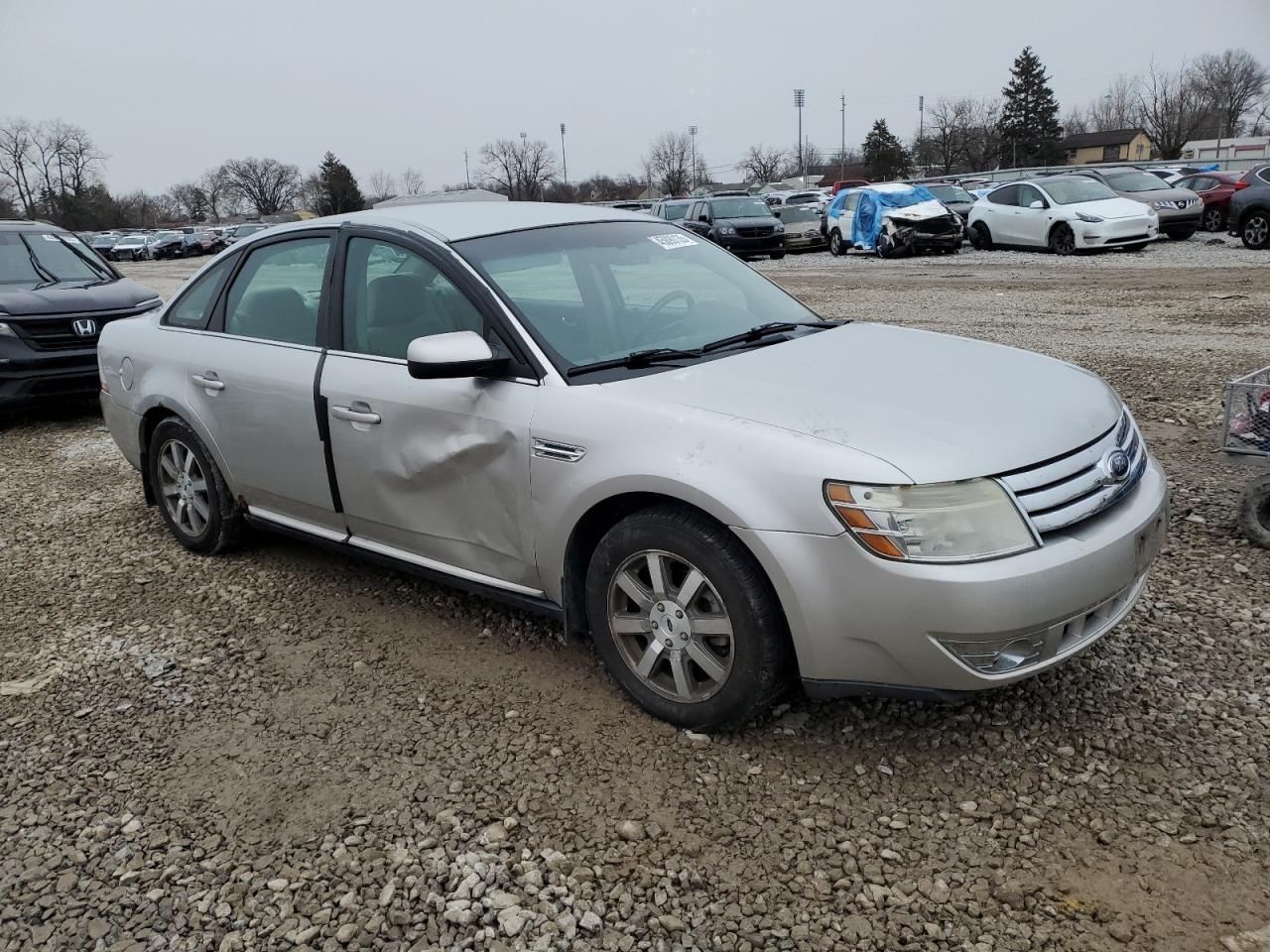 2008 Ford Taurus VIN 1FAHP24W28G155912 Copart auction photo, side damage thumbnail 4