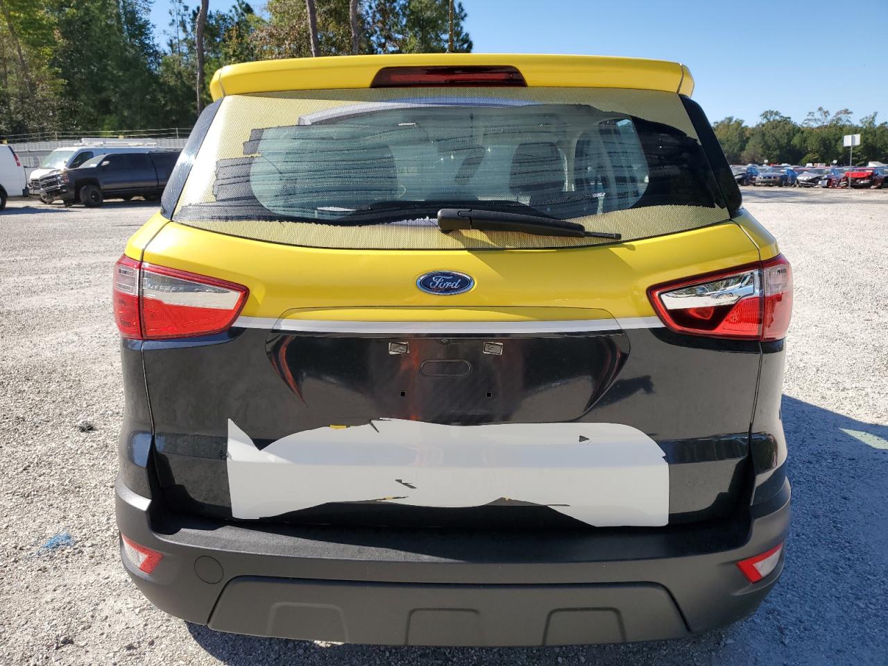 2021 Ford EcoSport VIN MAJ3S2FE9MC450102 Copart auction photo, top/roof damage thumbnail 6