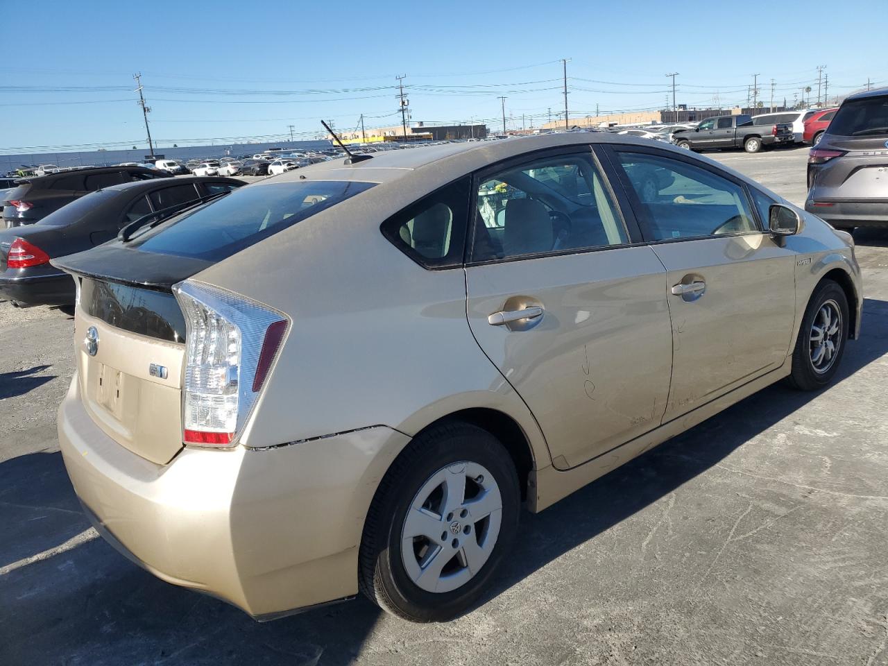 2011 Toyota Prius VIN JTDKN3DU0B1433355 Copart auction photo, vandalism / rear end damage thumbnail 3