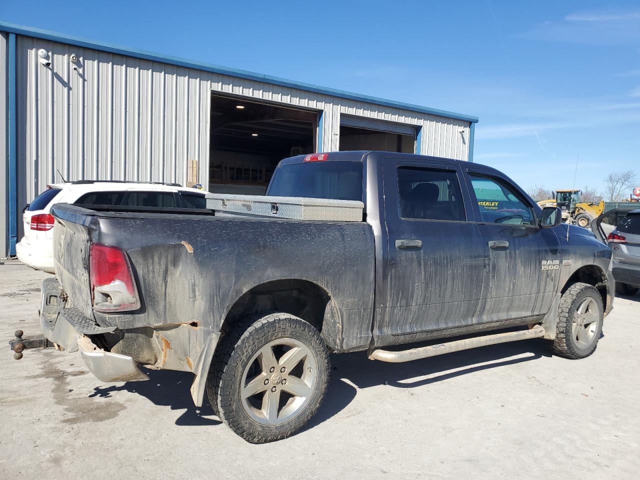 2014 RAM 1500 VIN 1C6RR7KT6ES239987 Copart auction photo, rear end damage thumbnail 3