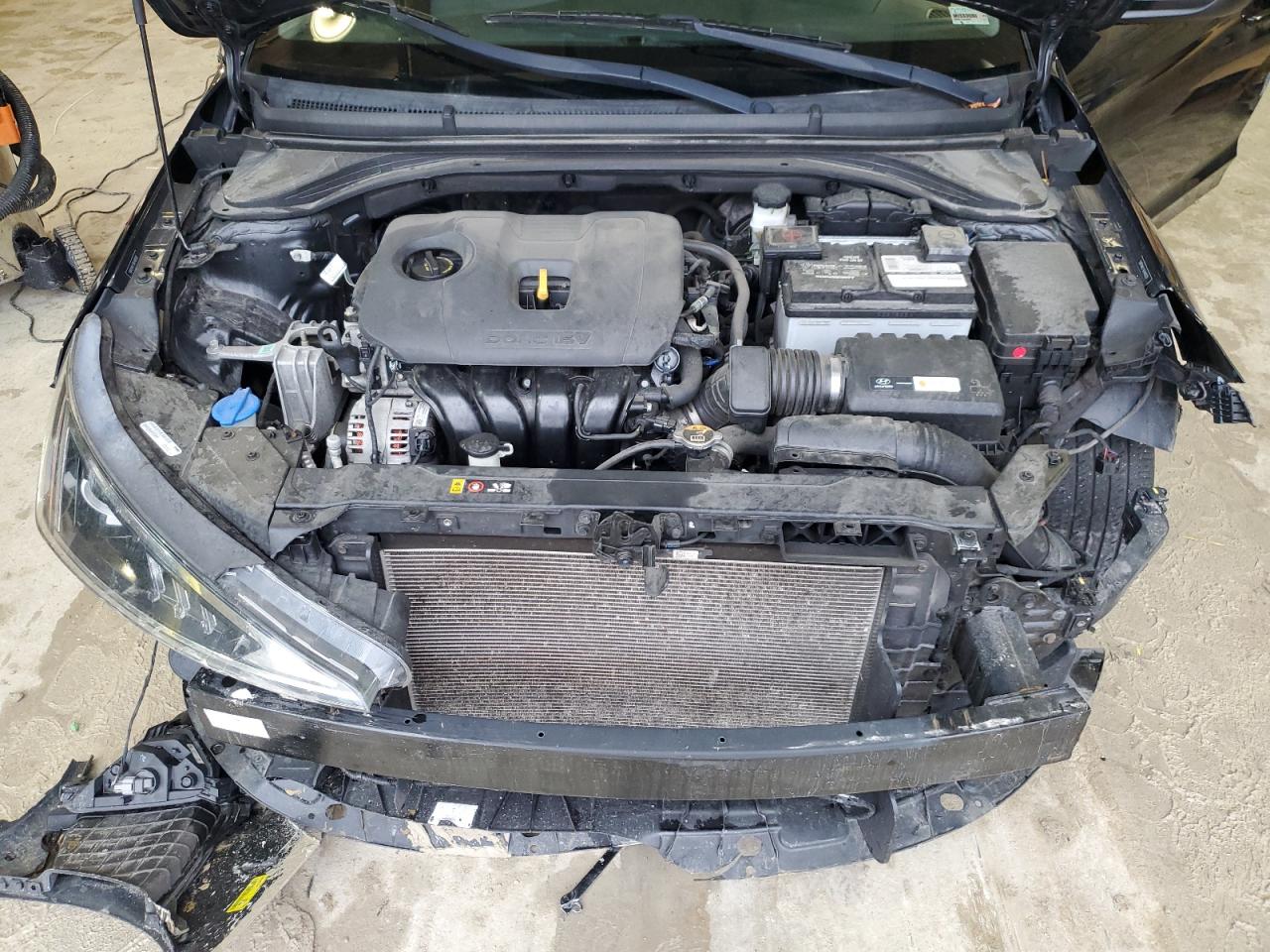 2019 Hyundai Elantra VIN 5NPD84LF3KH482020 Copart auction photo, front end / side damage thumbnail 11