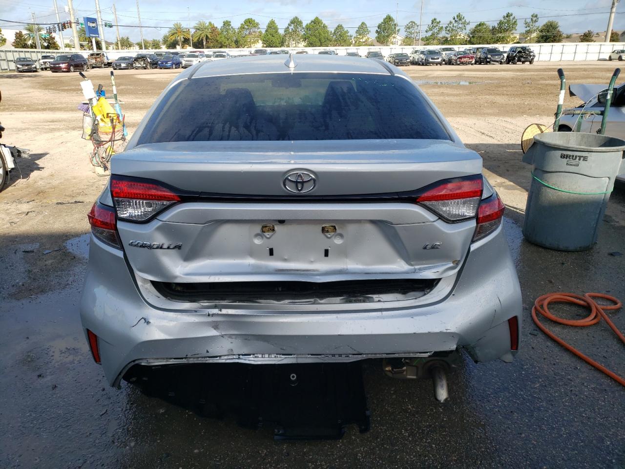 2020 Toyota Corolla VIN 5YFEPRAE9LP069389 Copart auction photo, all over damage thumbnail 6