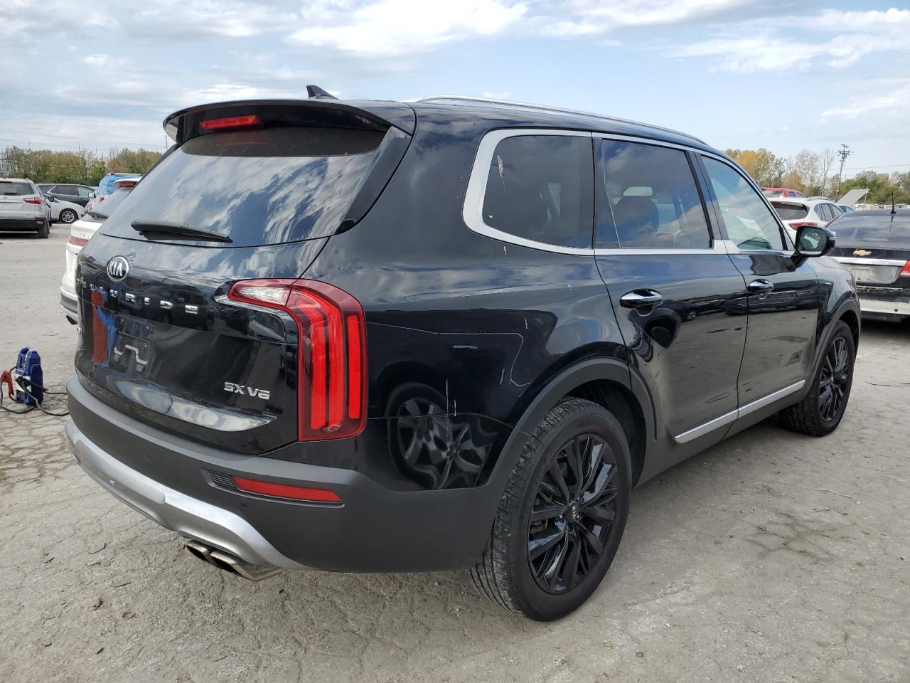 2020 KIA Telluride VIN 5XYP5DHC4LG059685 Copart auction photo, side damage thumbnail 3