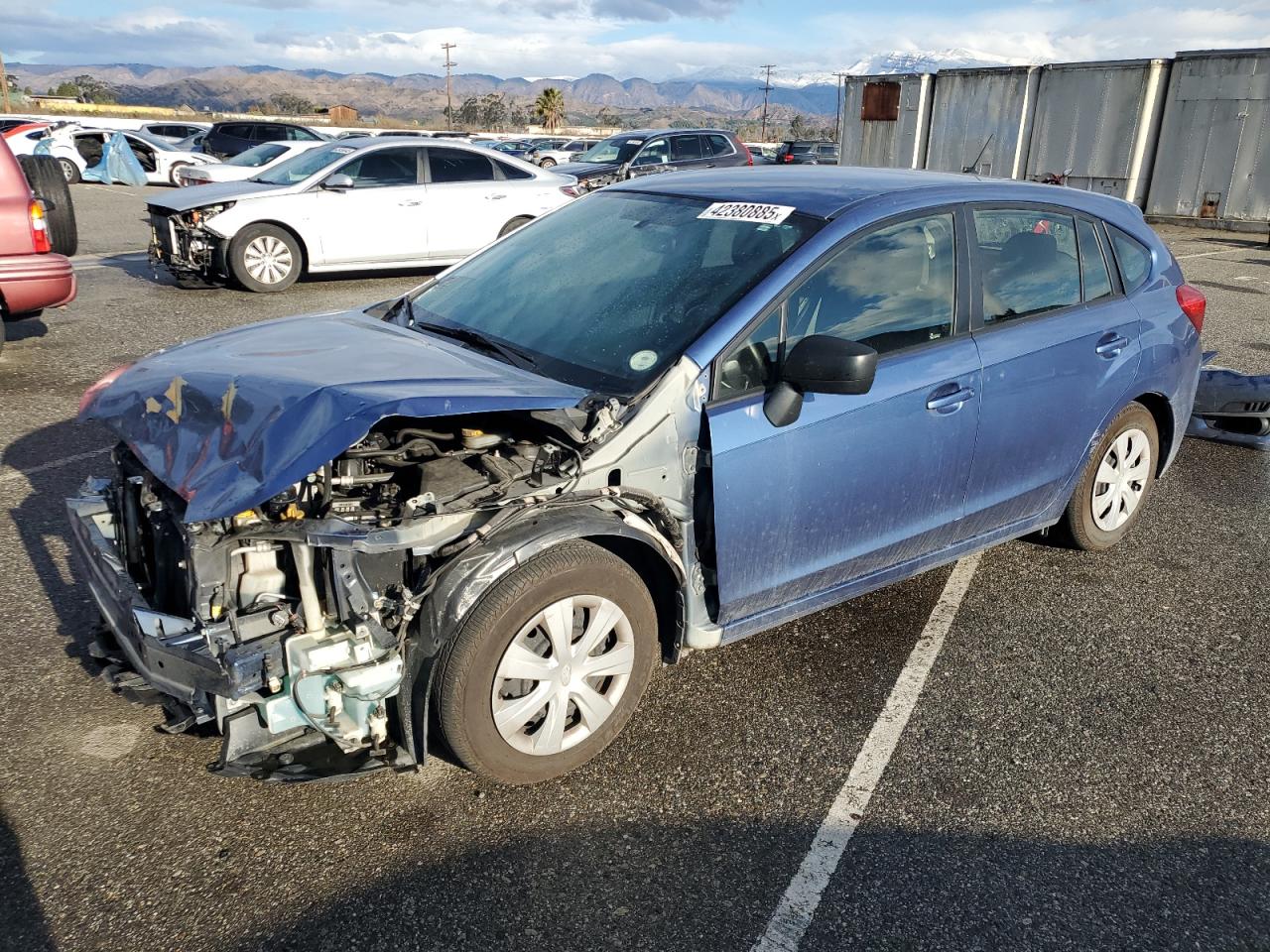 2015 Subaru Impreza VIN JF1GPAA67F8316787