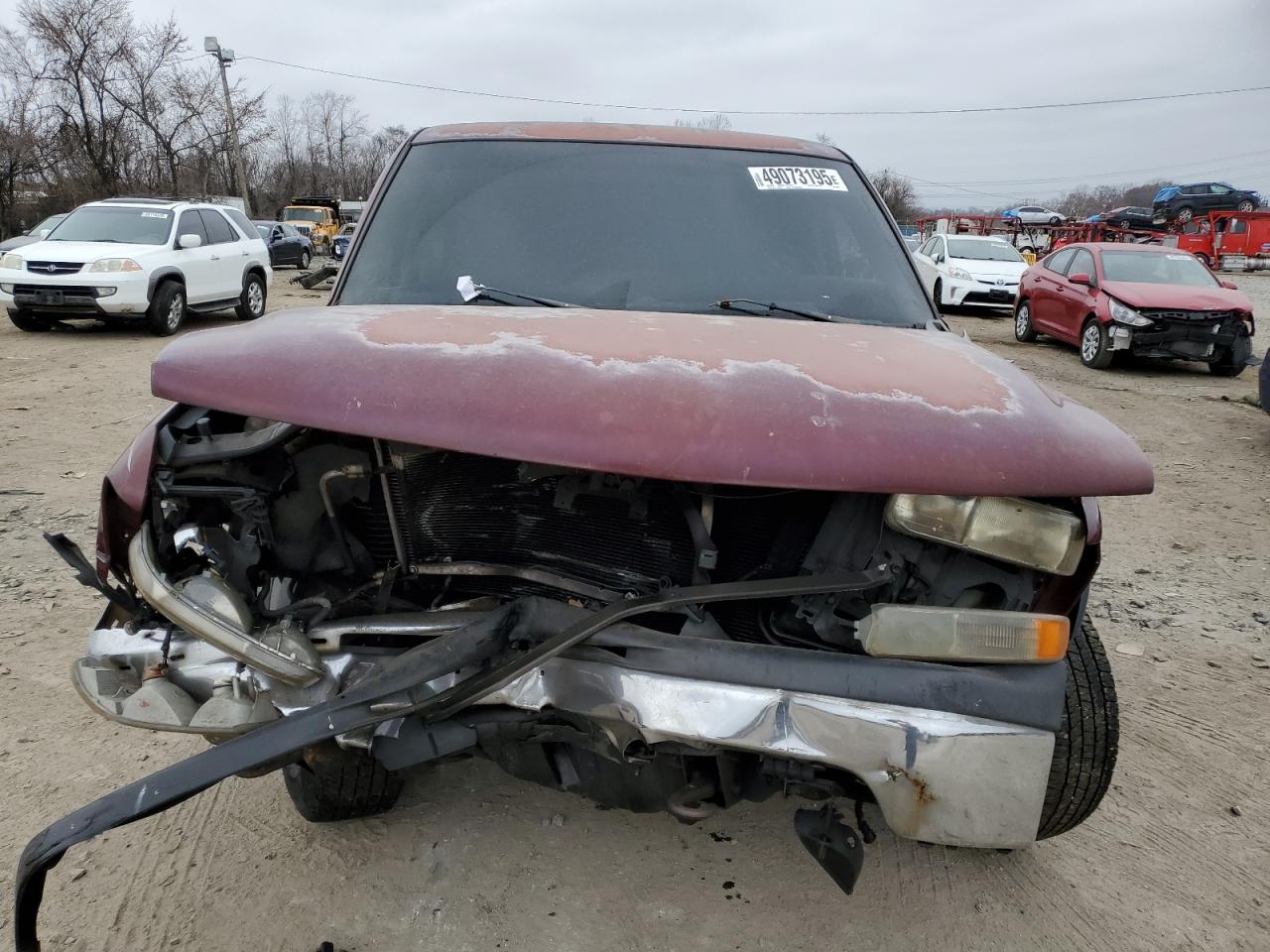2000 Chevrolet Silverado VIN 1GCGC29U7YE288654 Copart auction photo, front end / side damage thumbnail 5