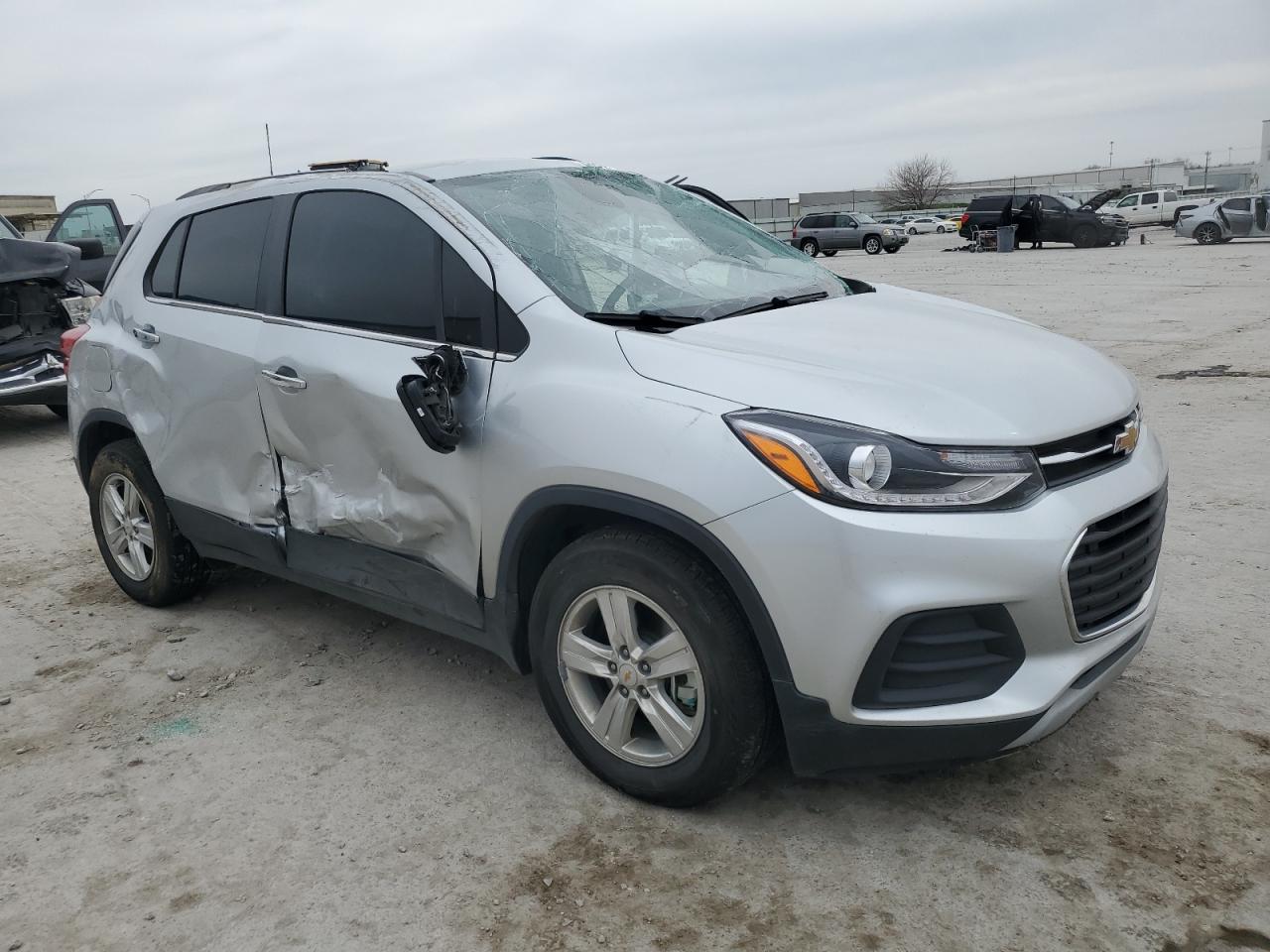 2017 Chevrolet Trax VIN KL7CJLSB3HB238965 Copart auction photo, side / top/roof damage thumbnail 4