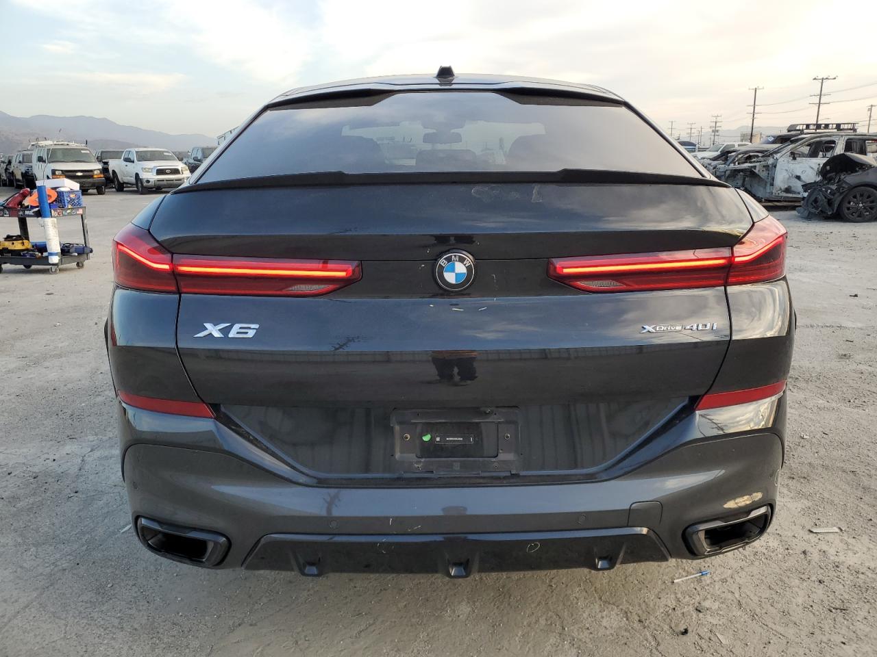 2024 BMW X6 VIN 5UX33EX02R9U49162 Copart auction photo, front end damage thumbnail 6