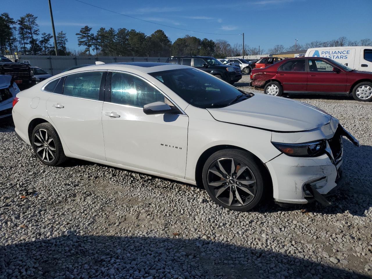 2017 Chevrolet Malibu VIN 1G1ZE5ST5HF286782 Copart auction photo, front end / minor dent/scratches damage thumbnail 4