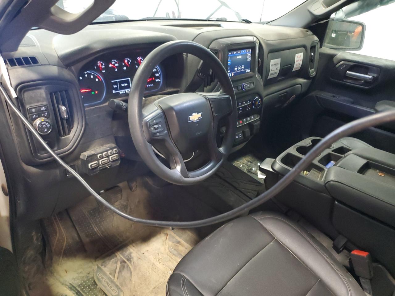 2021 Chevrolet Silverado VIN 1GCRWAEH0MZ426489 Copart auction photo, side damage thumbnail 8