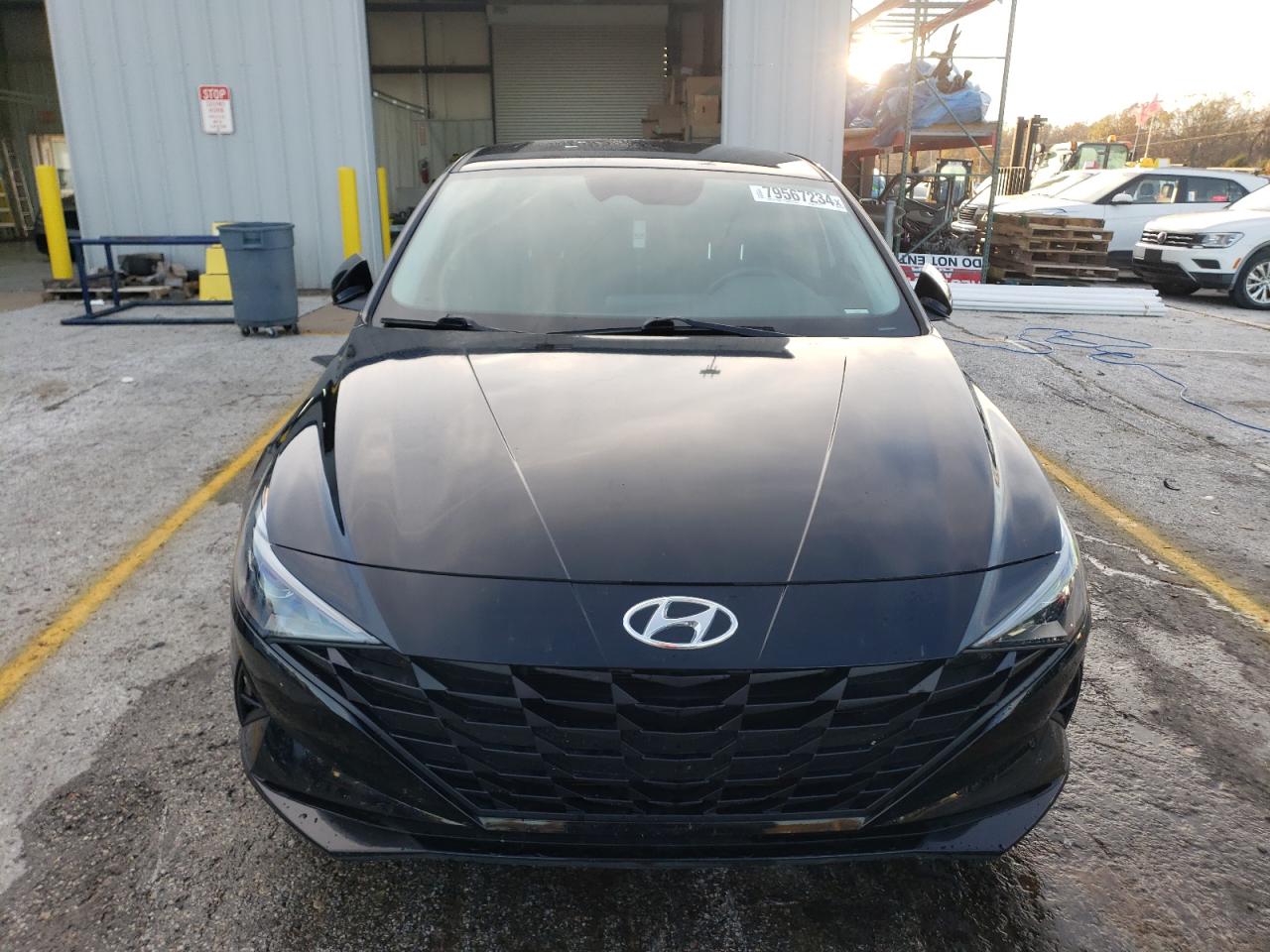 2022 Hyundai Elantra VIN KMHLM4AJ2NU030175 Copart auction photo, rear end damage thumbnail 5