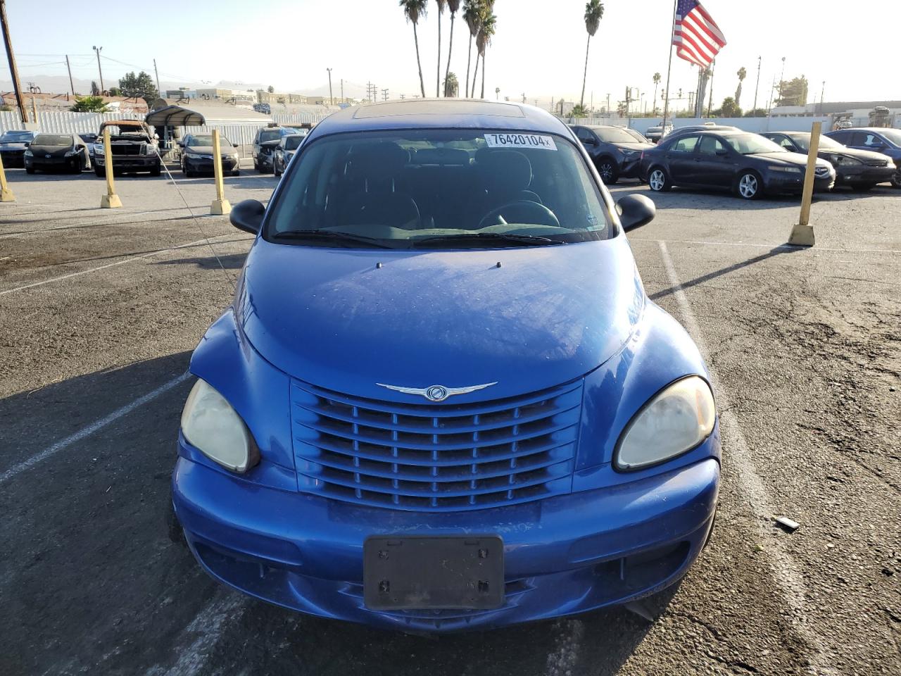 2005 Chrysler PT Cruiser VIN 3C4FY58B75T502178 Copart auction photo, front end / undercarriage damage thumbnail 5