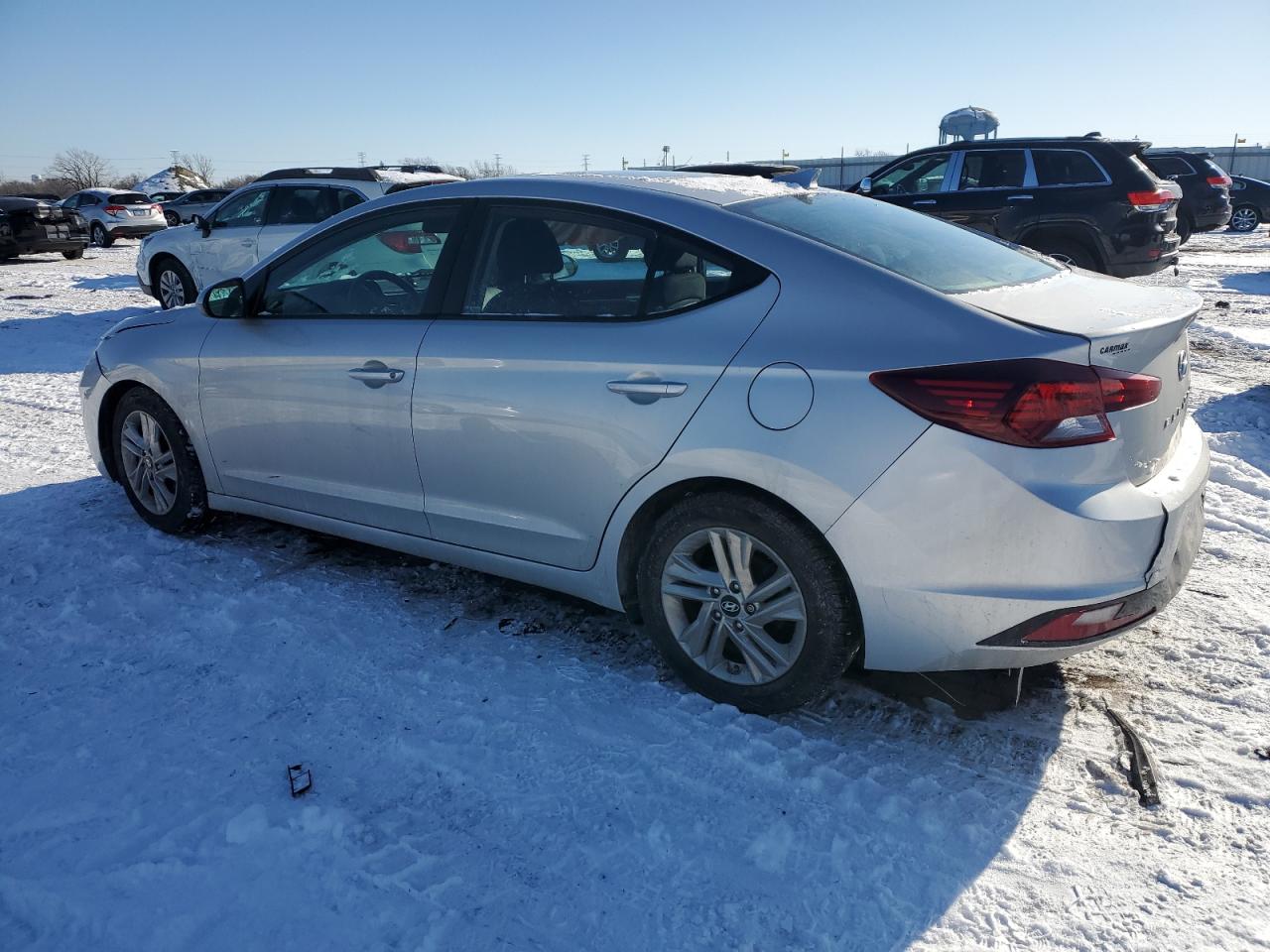 2019 Hyundai Elantra VIN 5NPD84LF6KH450159 Copart auction photo, side damage thumbnail 2