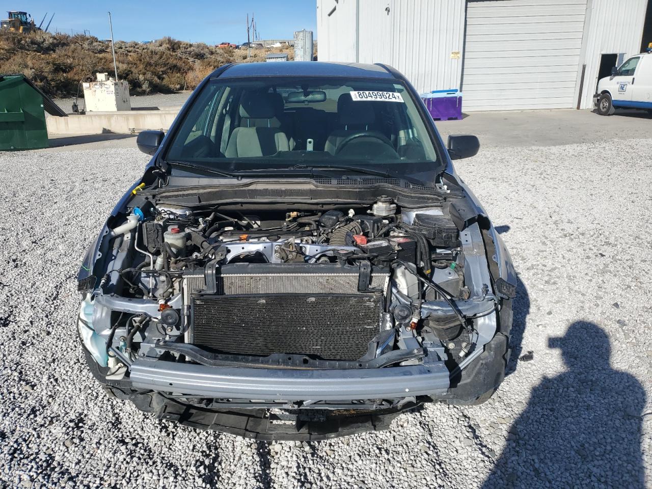 2011 Honda CR-V VIN JHLRE4H43BC022957 Copart auction photo, front end damage thumbnail 5