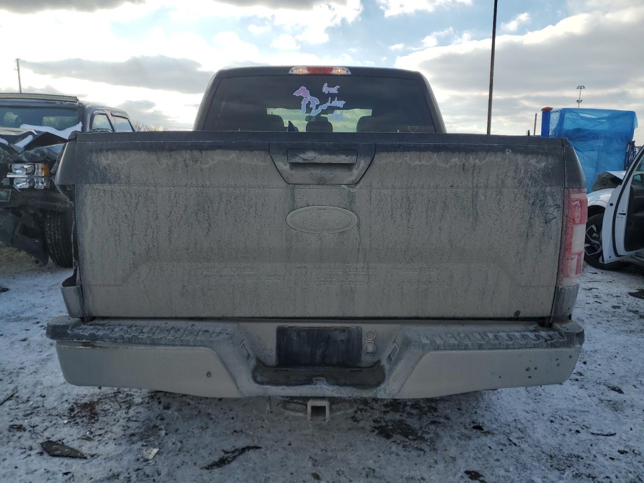 2018 Ford F-150 VIN 1FTEW1EB2JFC30531 Copart auction photo, side / rear end damage thumbnail 6