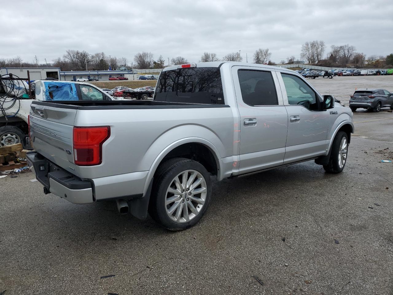 2018 Ford F-150 VIN 1FTEW1EG1JFD37498 Copart auction photo, side / front end damage thumbnail 3