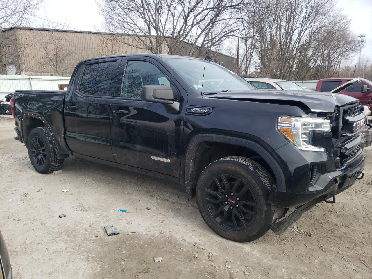 2021 GMC Sierra VIN 3GTU9CED2MG477583 Copart auction photo, front end / side damage thumbnail 4