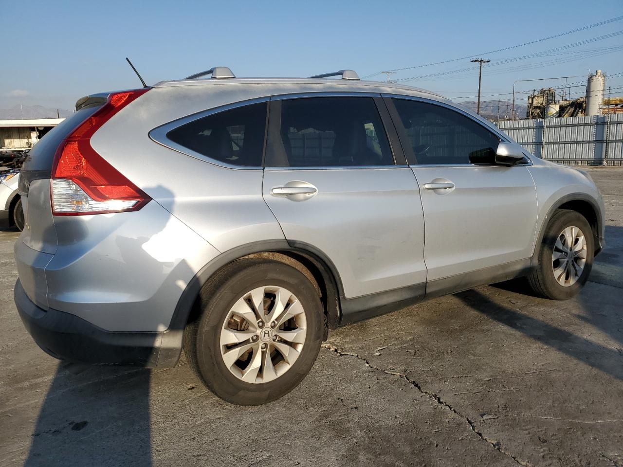 2012 Honda CR-V VIN 2HKRM3H71CH507608 Copart auction photo, side / rear end damage thumbnail 3