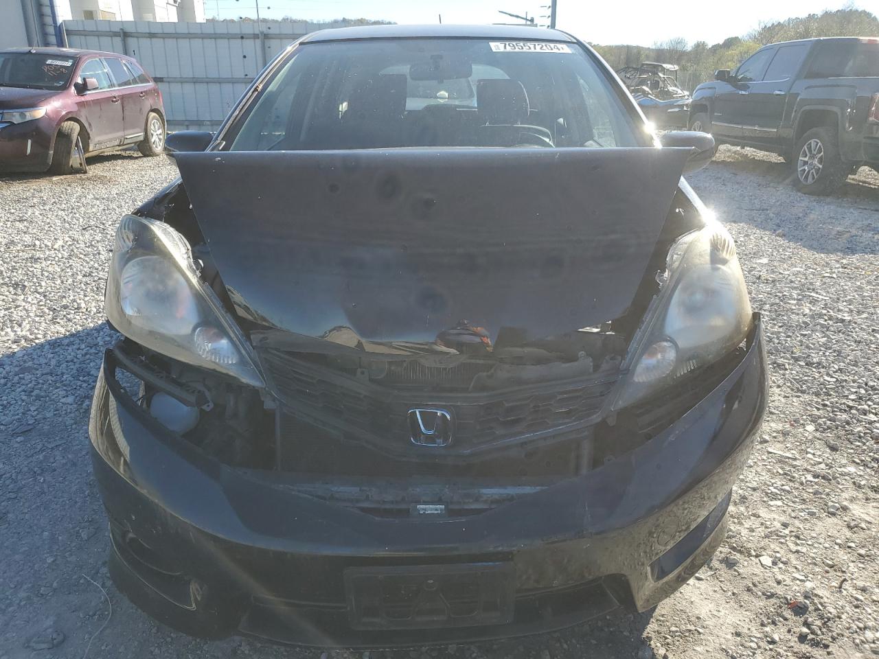 2013 Honda Fit VIN JHMGE8H54DC033780 Copart auction photo, front end damage thumbnail 5