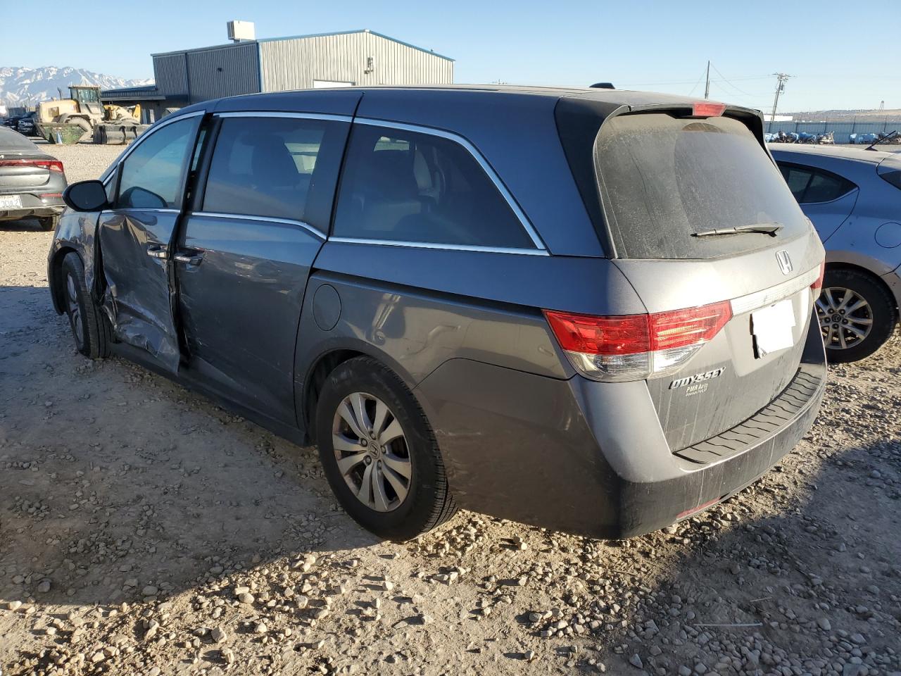 2014 Honda Odyssey VIN 5FNRL5H68EB059942 Copart auction photo, side damage thumbnail 2