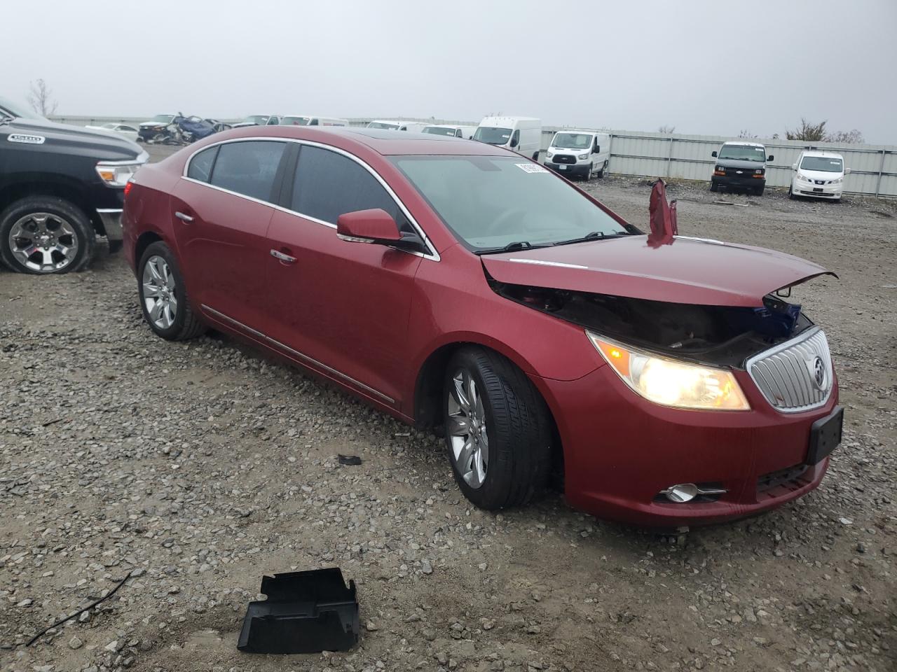 2011 Buick LaCrosse VIN 1G4GC5ED2BF142456 Copart auction photo, front end damage thumbnail 4