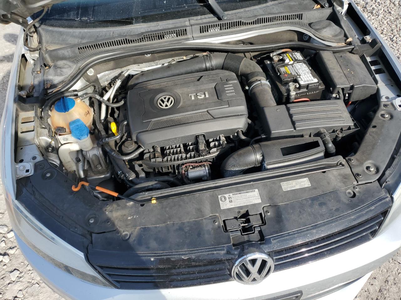 2014 Volkswagen Jetta VIN 3VWD17AJ4EM395512 Copart auction photo, rear end damage thumbnail 11