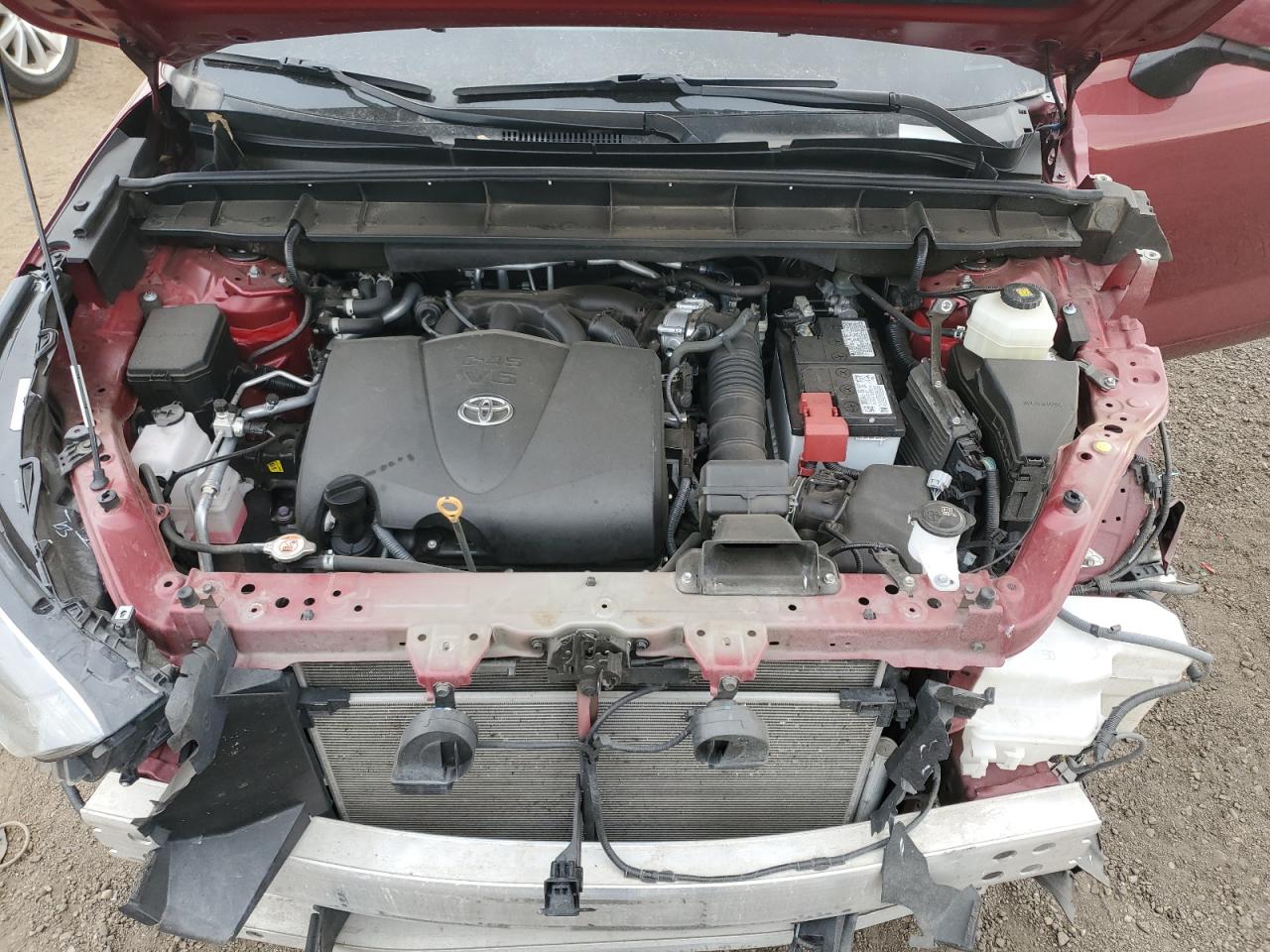 2021 Toyota Highlander VIN 5TDDZRBH8MS145353 Copart auction photo, front end damage thumbnail 12