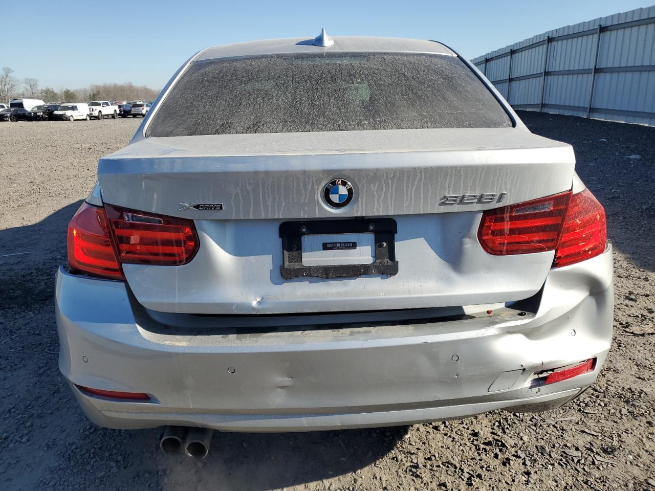 2014 BMW 3er VIN WBA3B5C52EP543910 Copart auction photo, front end / rear end damage thumbnail 6