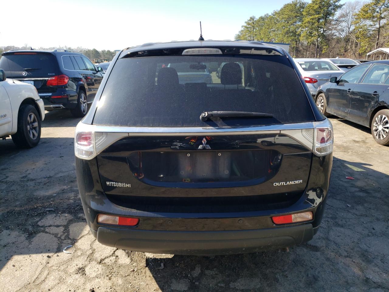2014 Mitsubishi Outlander VIN JA4AD3A30EZ008924 Copart auction photo, front end / side damage thumbnail 6