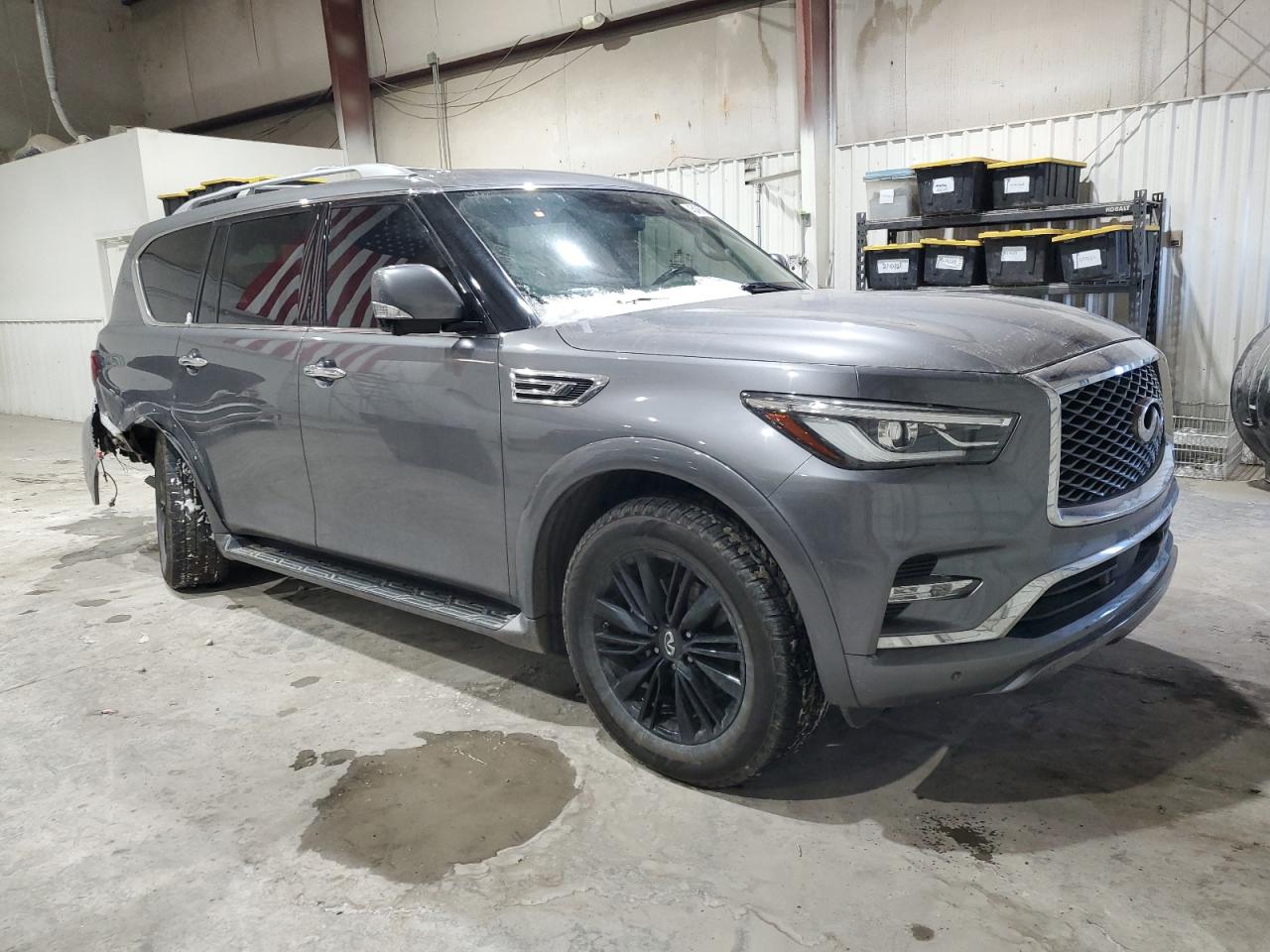 2021 Infiniti QX80 VIN JN8AZ2AE8M9273368 Copart auction photo, rear end / undercarriage damage thumbnail 4